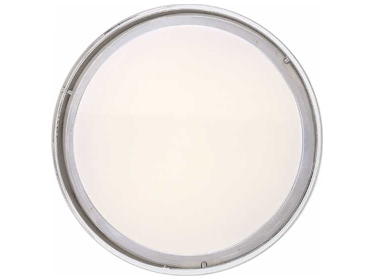 dweLED by WAC Lighting Dot 1-Light Stainless Steel LED Round Flush Mount