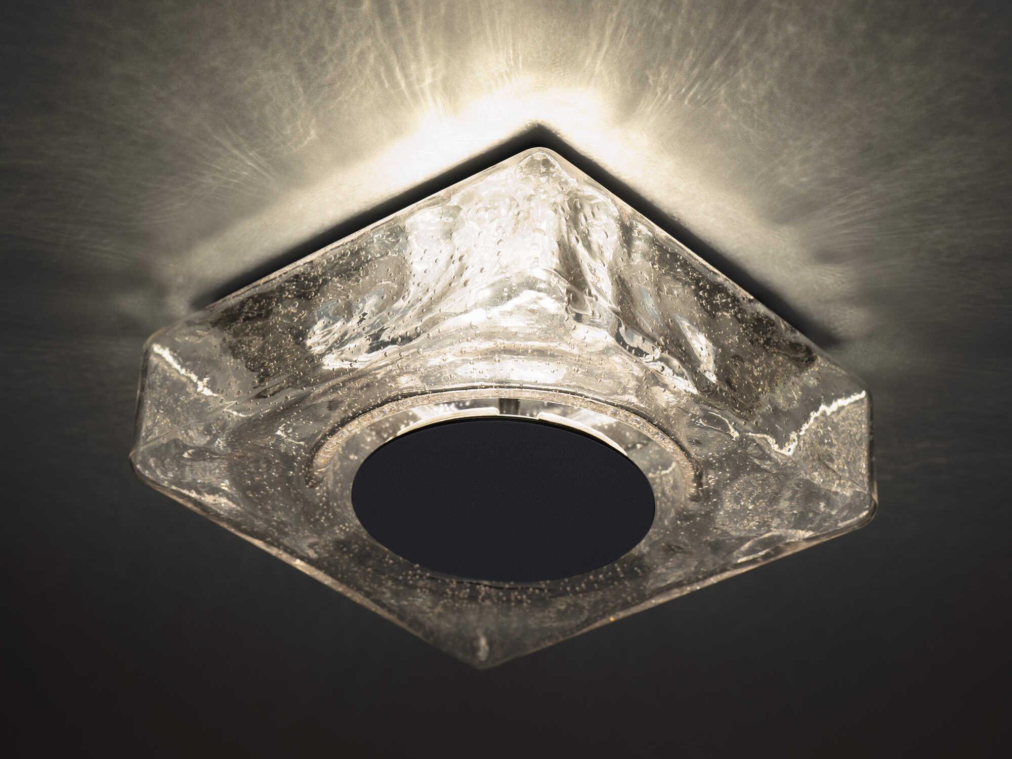 dweLED by WAC Lighting Cuboid 1 - Light Outdoor Ceiling Light