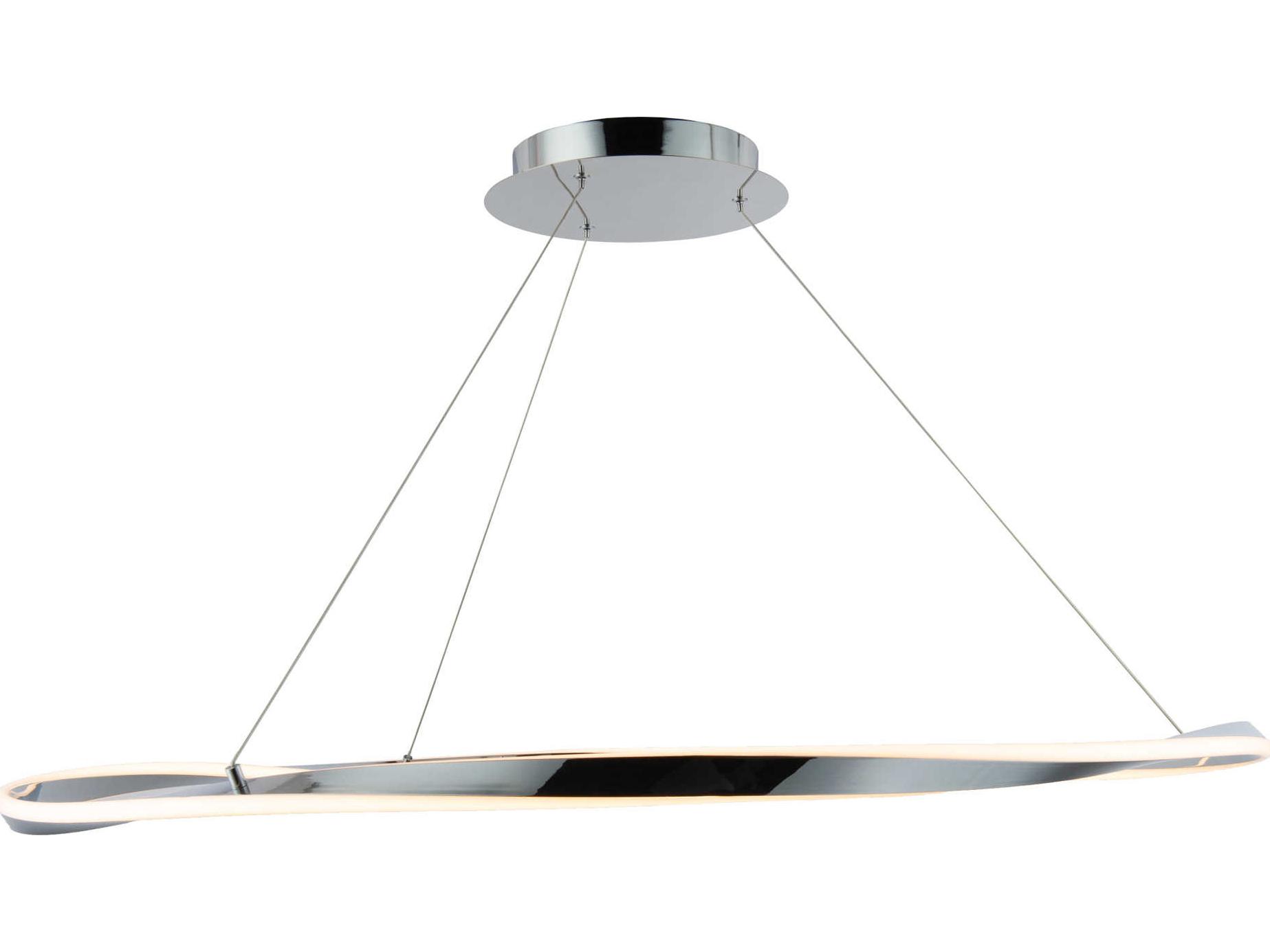 dweLED by WAC Lighting Eternal 1-Light Chrome LED Pendant
