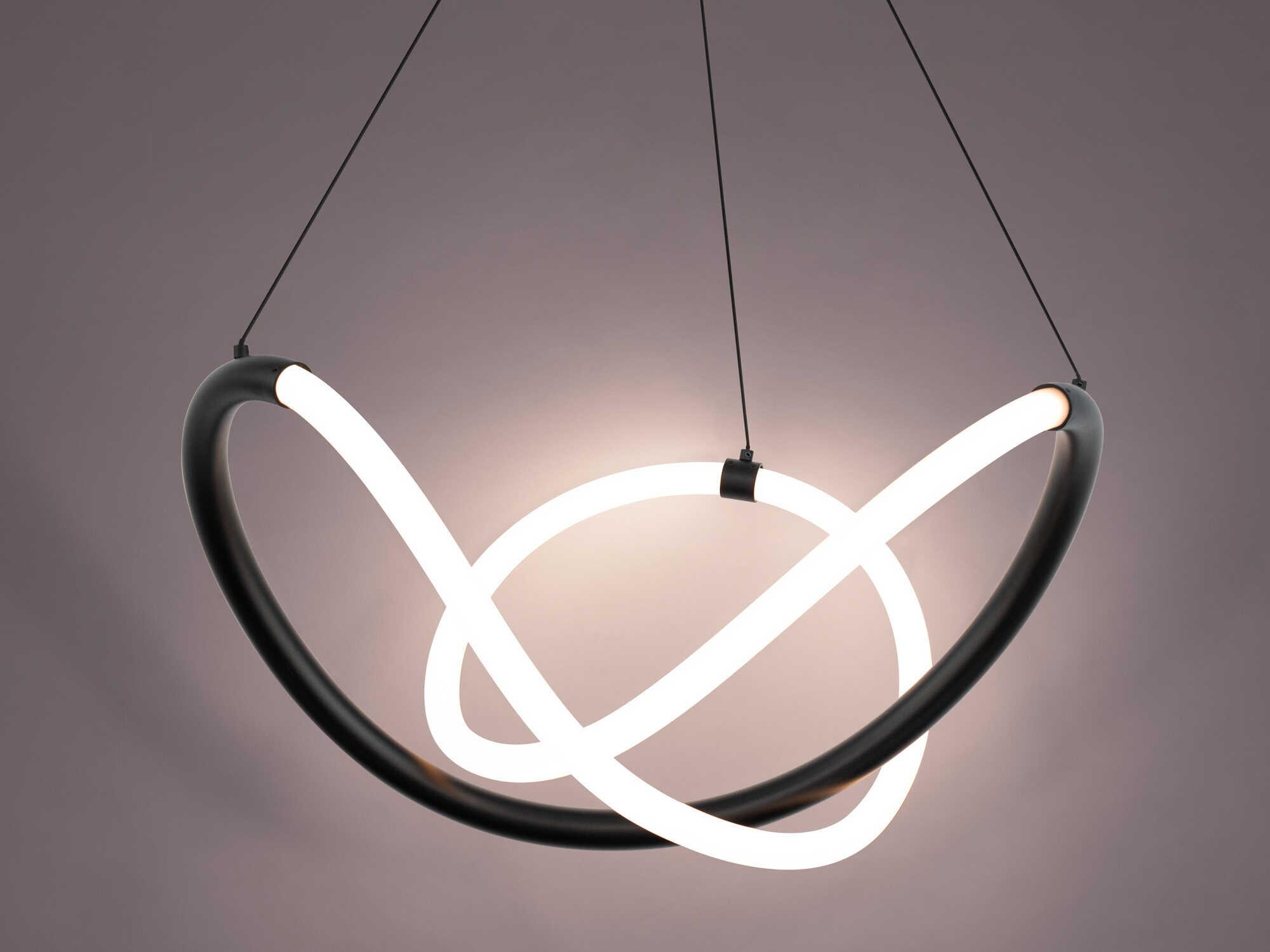 dweLED by WAC Lighting Solo 1-Light Black LED Pendant