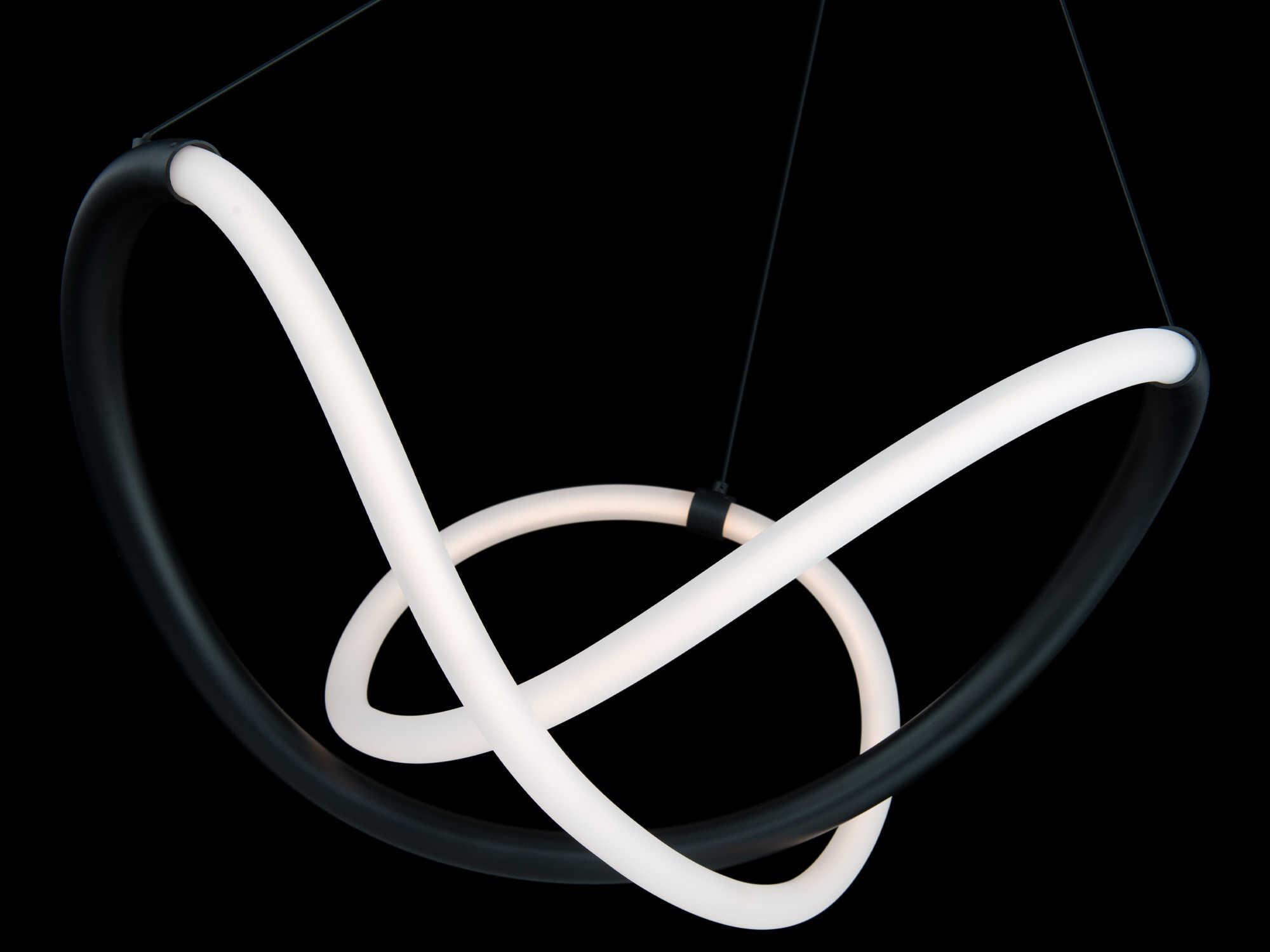 dweLED by WAC Lighting Solo 1-Light Black LED Pendant