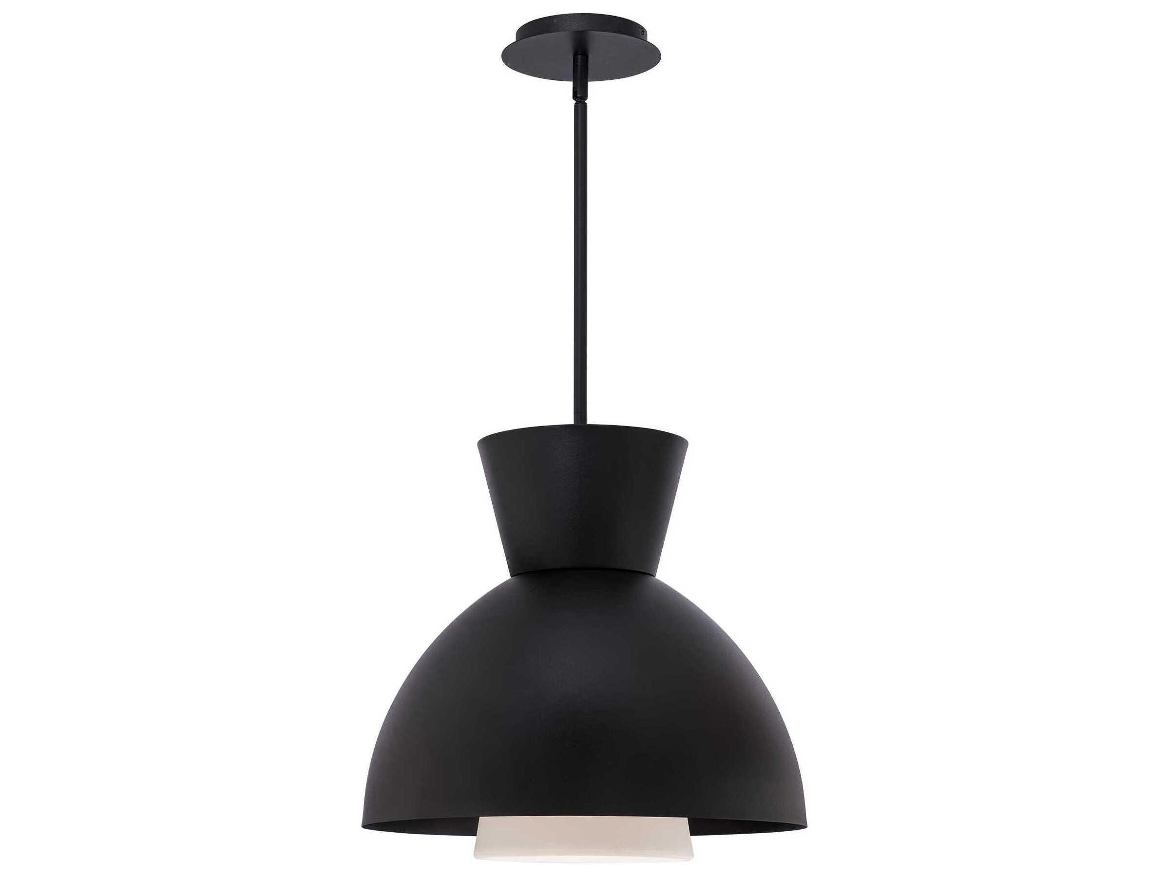 dweLED by WAC Lighting Carafe 1-Light Black LED Pendant