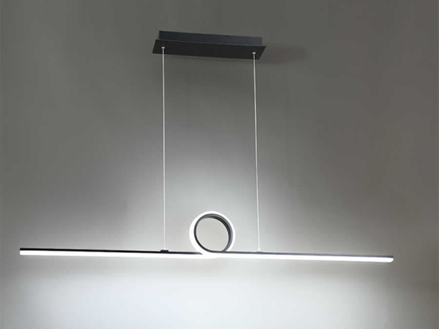 dweLED by WAC Lighting Loophole 1-Light Black LED Island Pendant