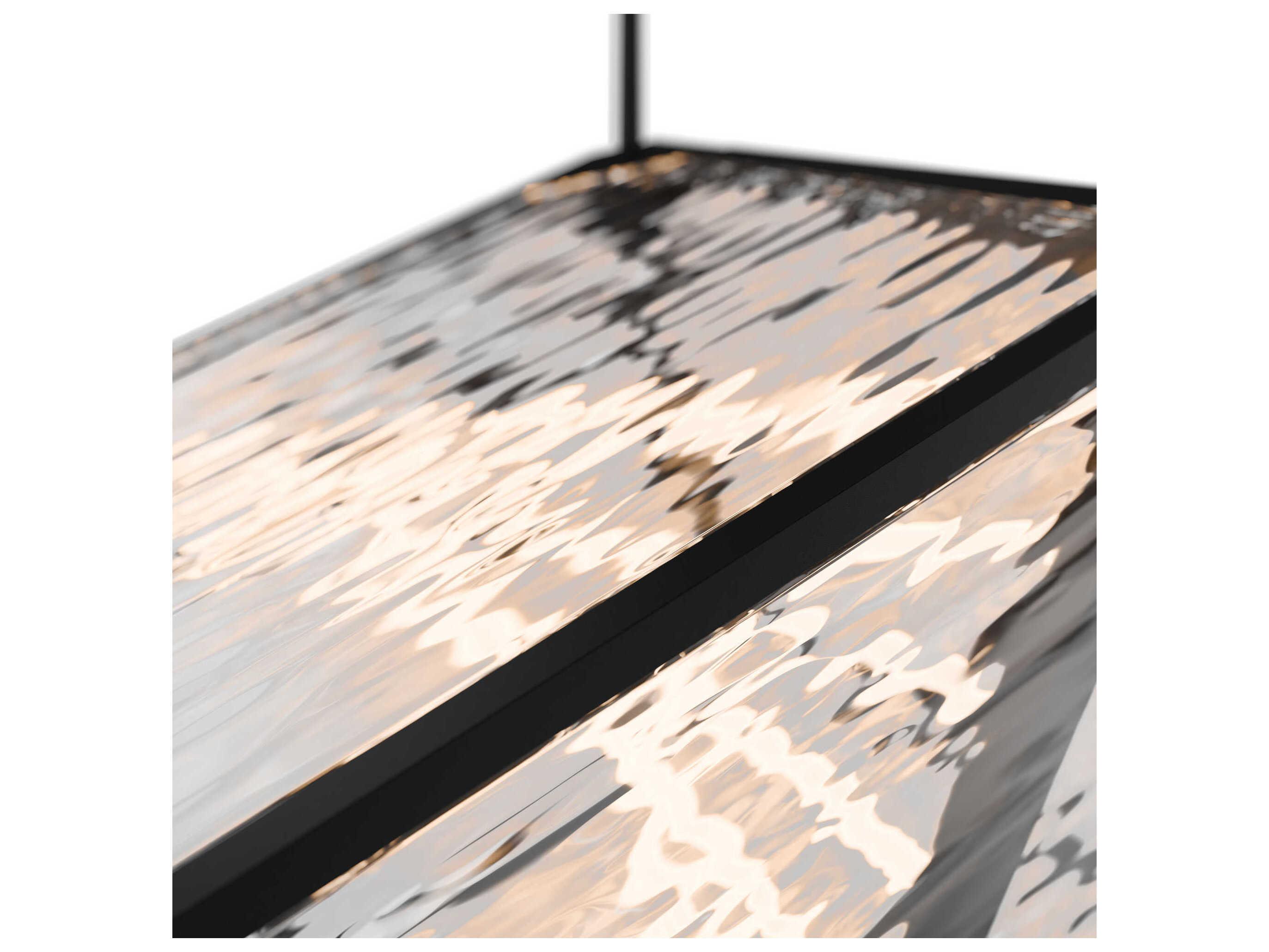dweLED by WAC Lighting Dyce 1-Light Black Geometric Pendant