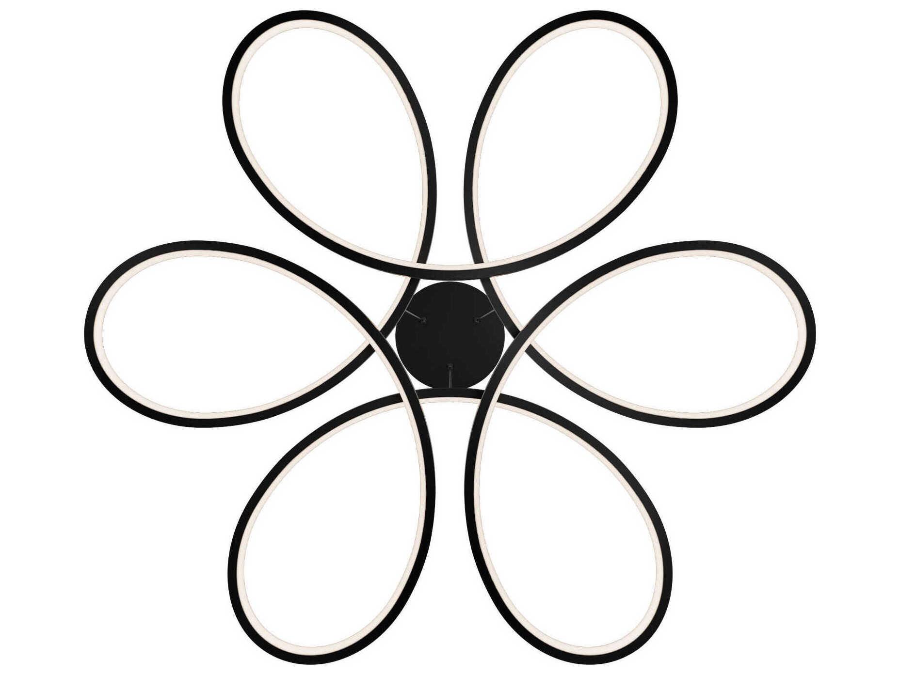 dweLED by WAC Lighting Klover 1-Light Black Pendant