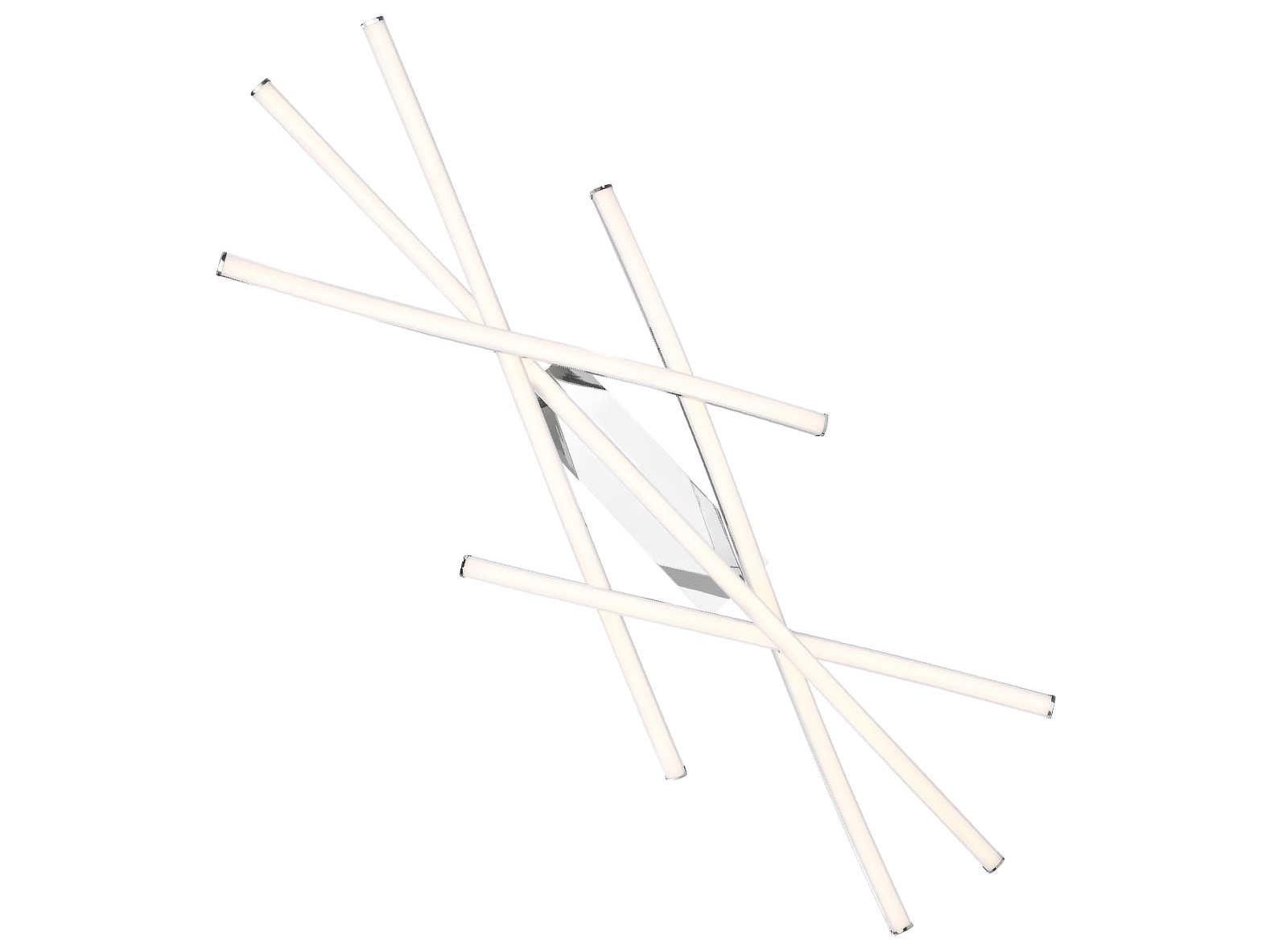 dweLED by WAC Lighting Divergence 9-Light Chrome LED Pendant