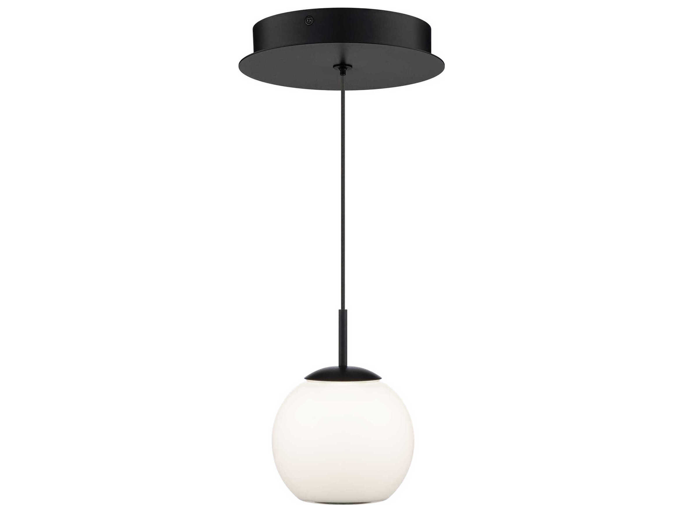 dweLED by WAC Lighting Close Encounters 1-Light White Globe Mini Pendant