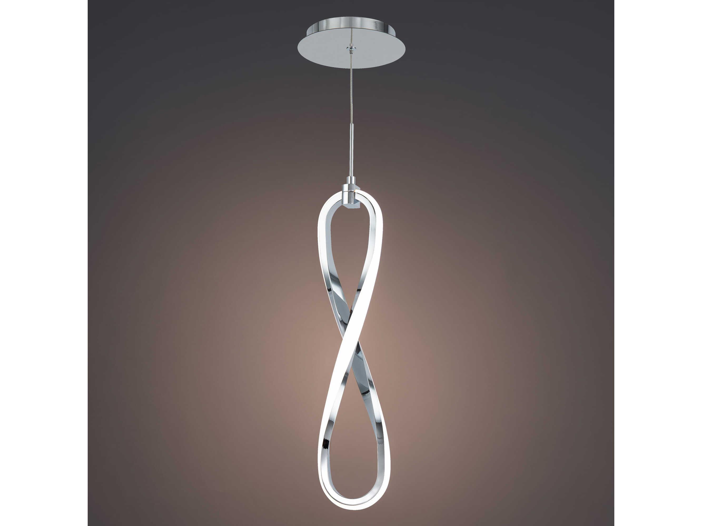 dweLED by WAC Lighting Marise 1-Light Chrome LED Mini Pendant