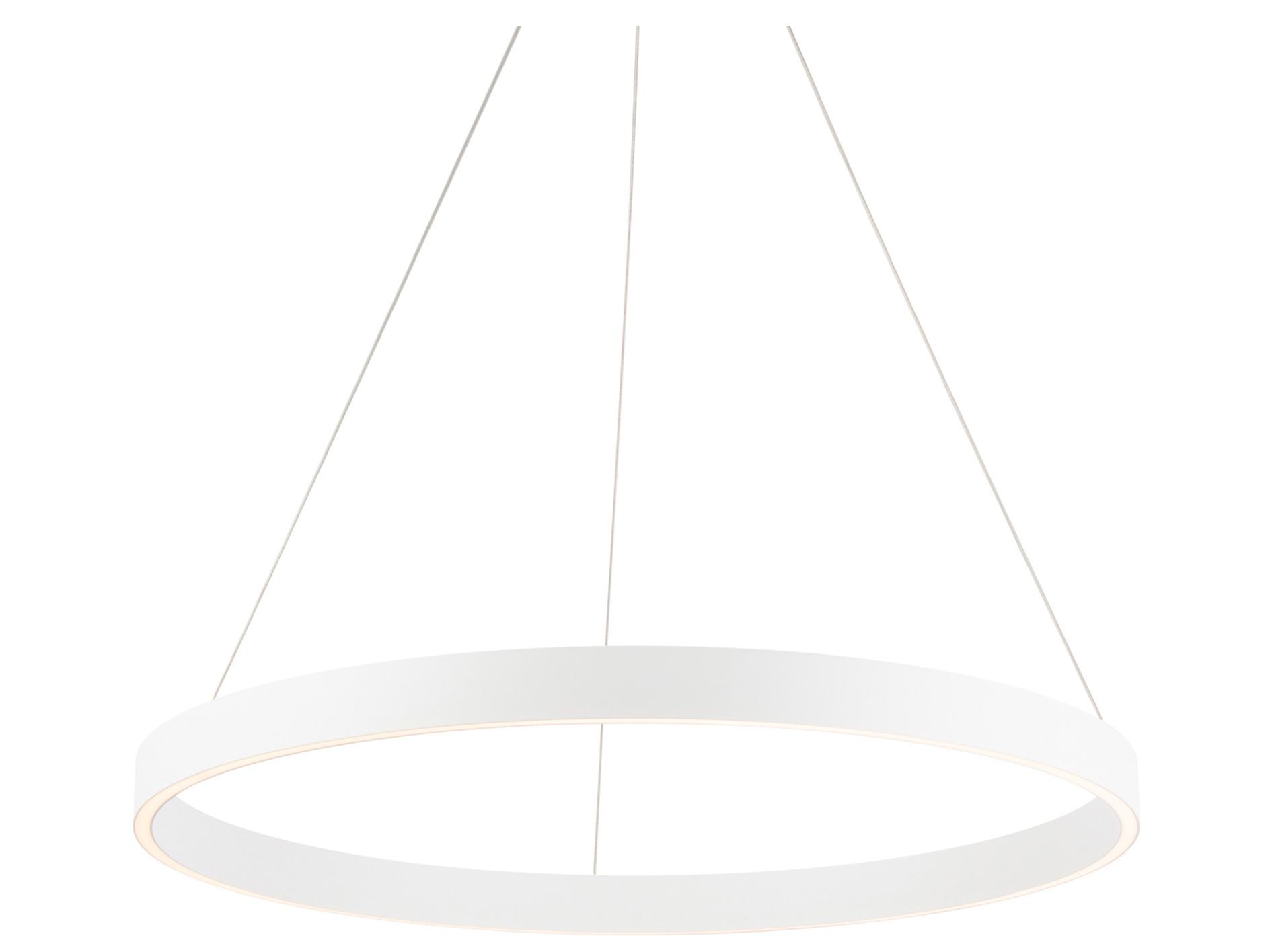 dweLED by WAC Lighting Sirius 1-Light White LED Round Pendant