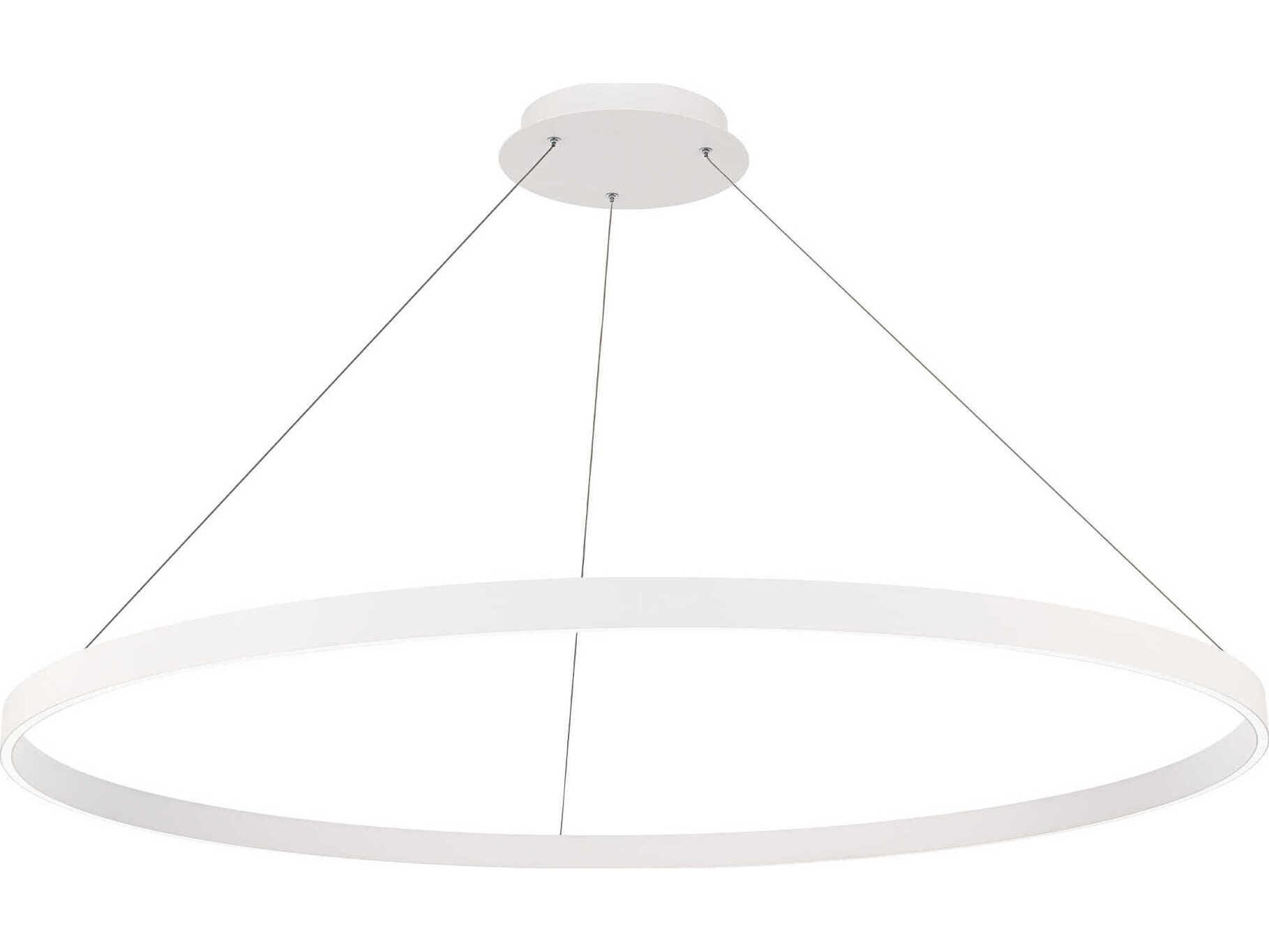 dweLED by WAC Lighting Sirius 1-Light White Round Pendant