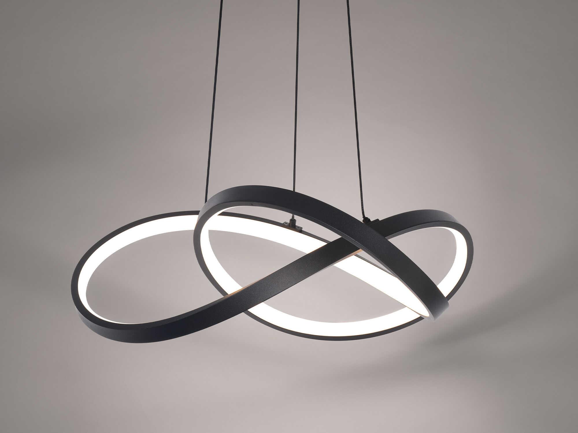 dweLED by WAC Lighting Vornado 1-Light Black LED Linear Pendant