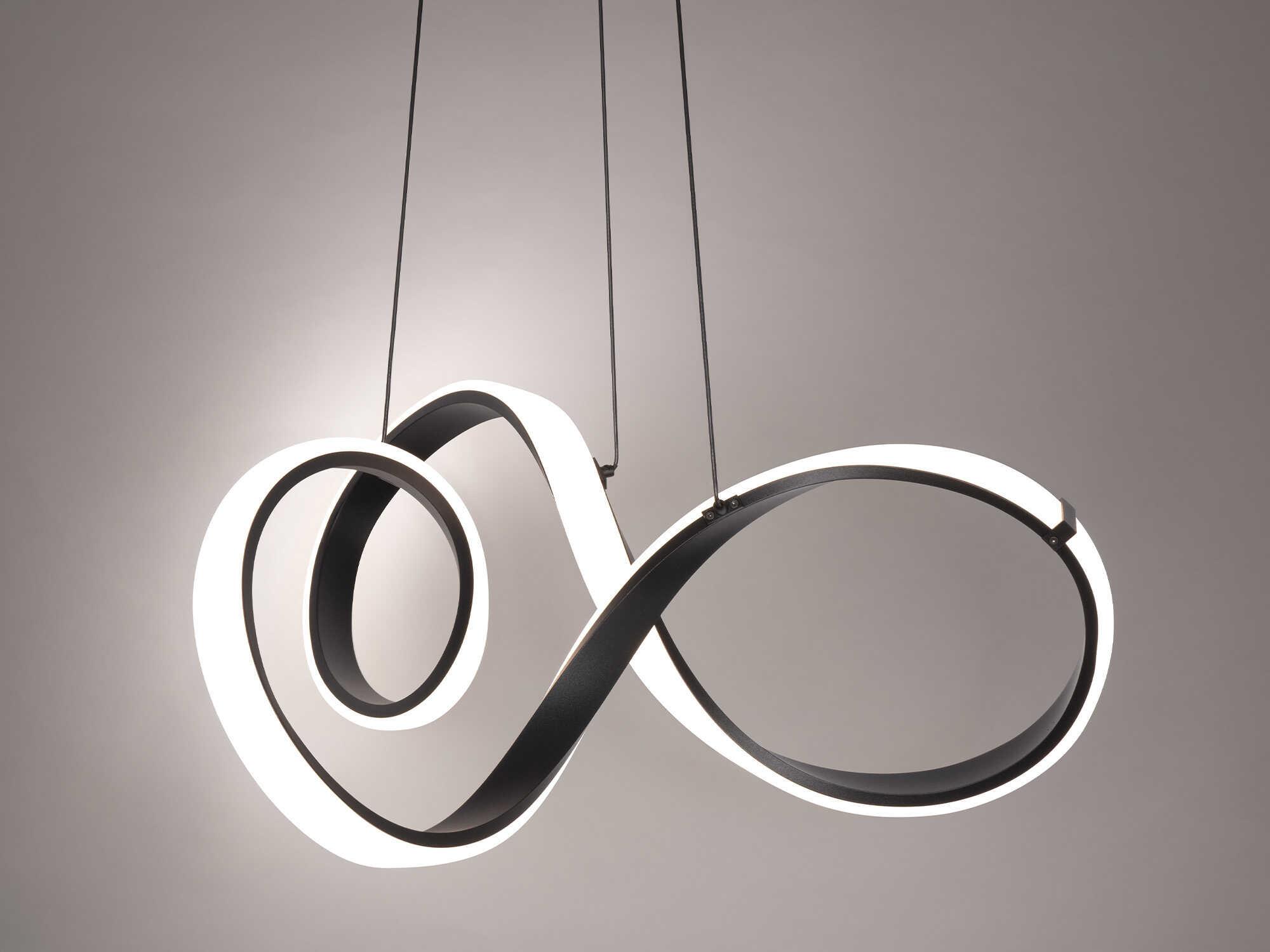 dweLED by WAC Lighting Vornado 1-Light Black LED Linear Pendant