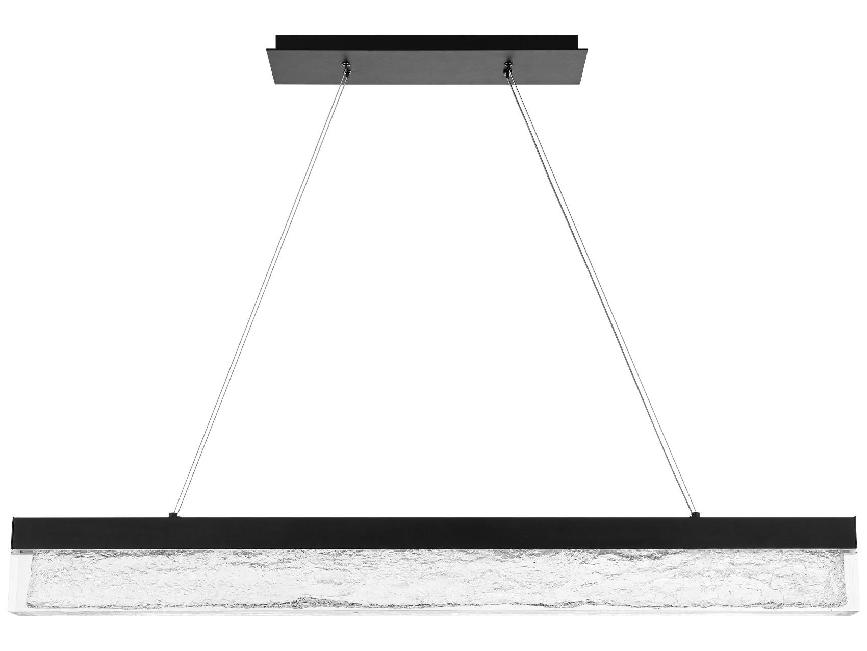 dweLED by WAC Lighting Effervescent 1-Light Black LED Island Pendant