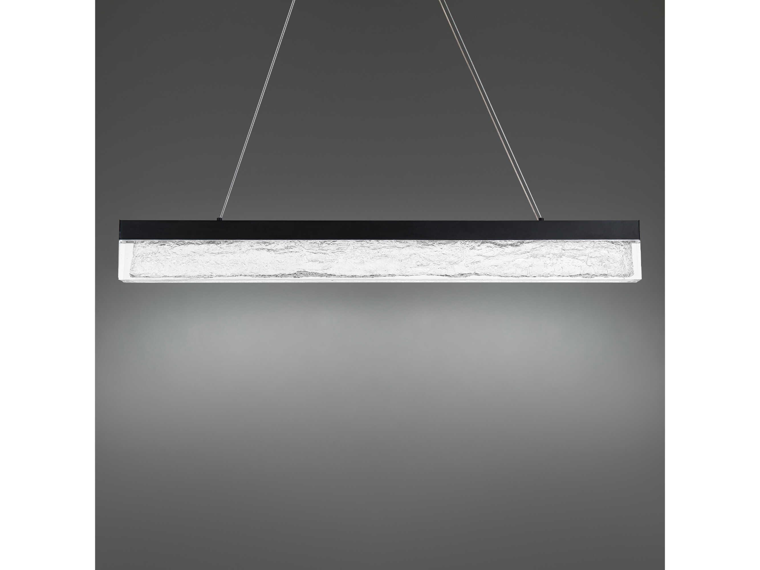 dweLED by WAC Lighting Effervescent 1-Light Black LED Island Pendant