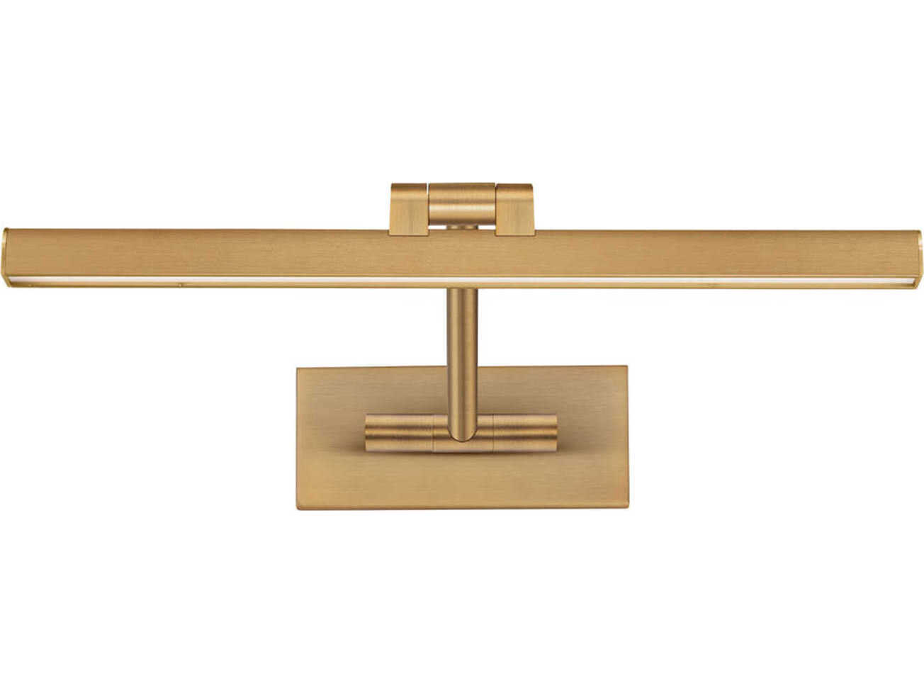 dweLED by WAC Lighting Reed 1-Light Aged Brass Picture Light