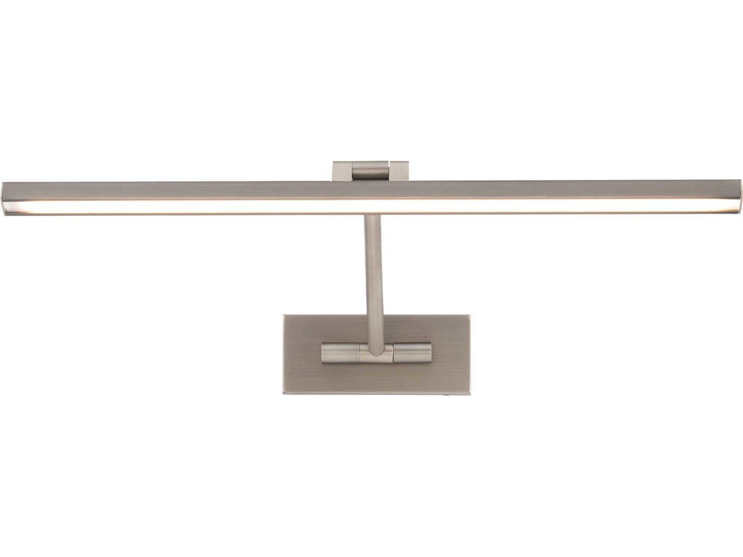 dweLED by WAC Lighting Reed 1-Light Brushed Nickel LED Picture Light