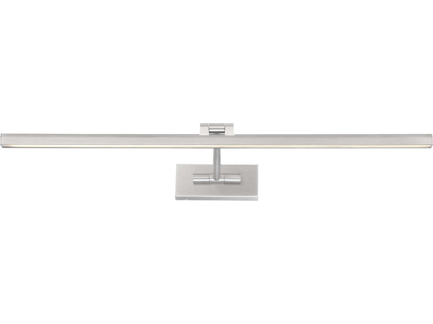 dweLED by WAC Lighting Reed 1-Light Brushed Nickel LED Picture Light