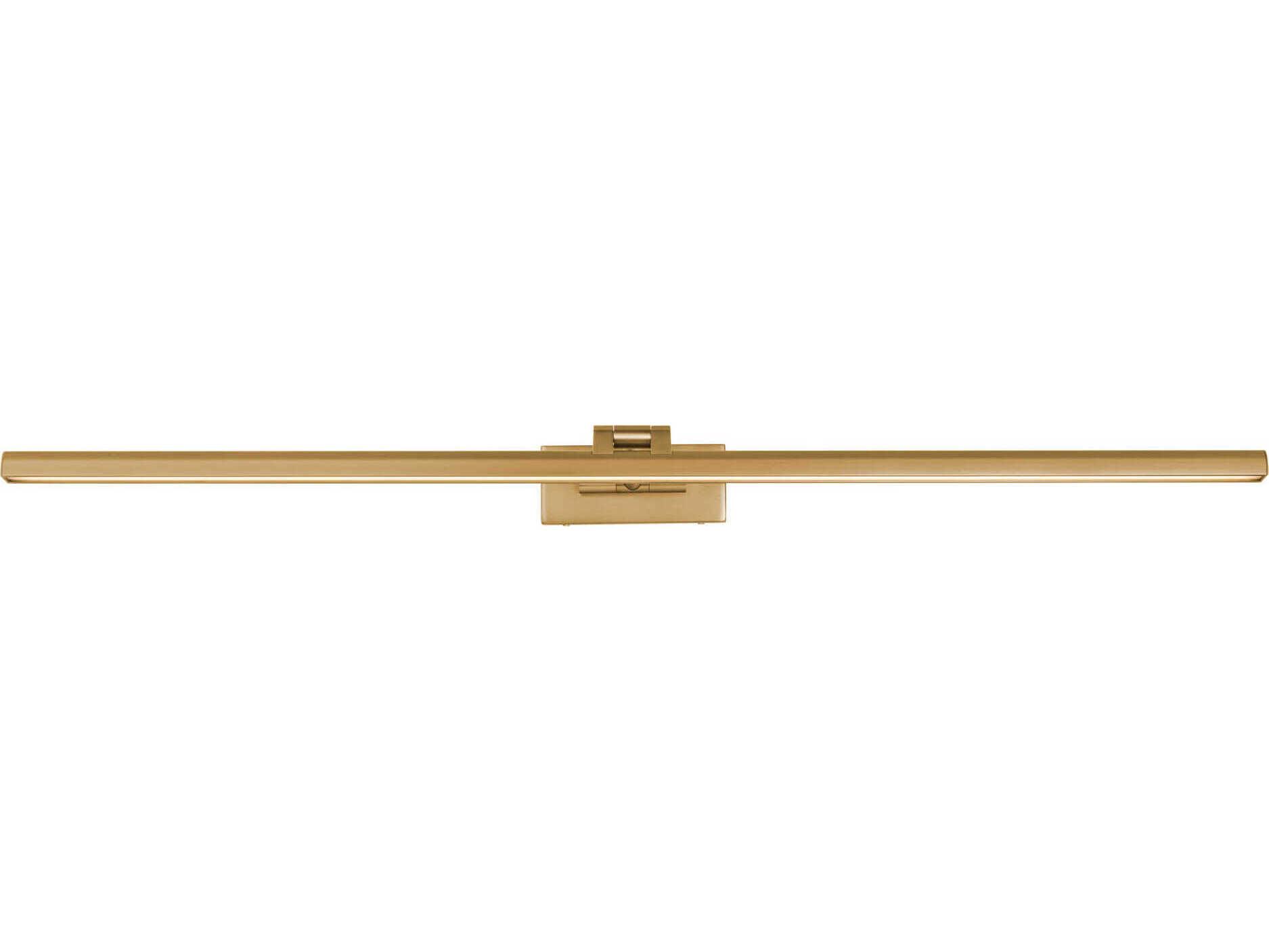 dweLED by WAC Lighting Reed 1-Light Aged Brass Picture Light