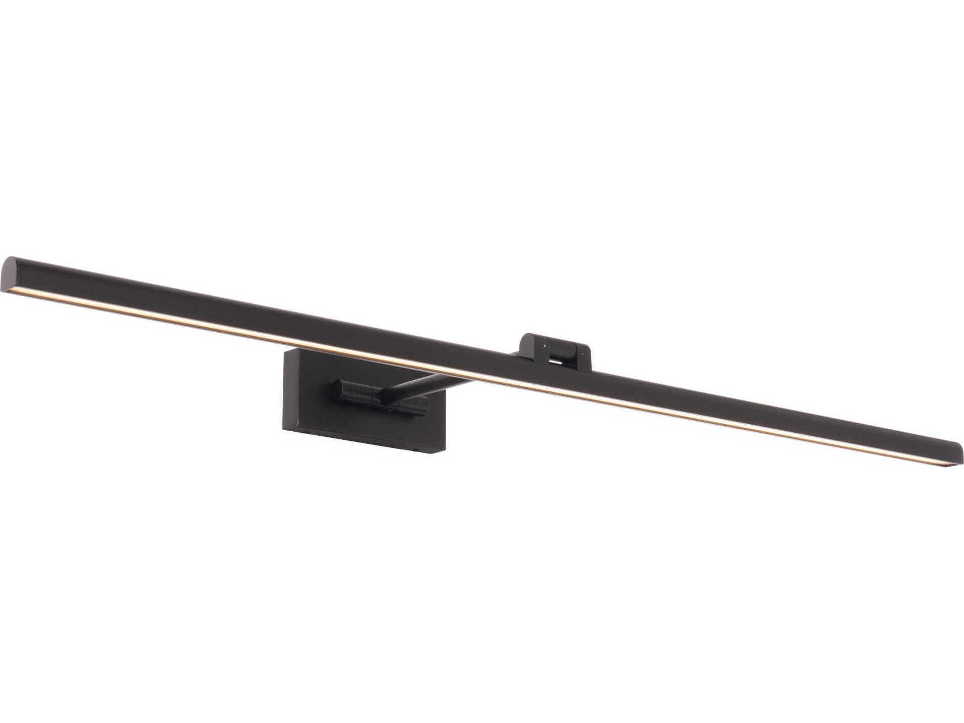 dweLED by WAC Lighting Reed 1-Light Black LED Picture Light