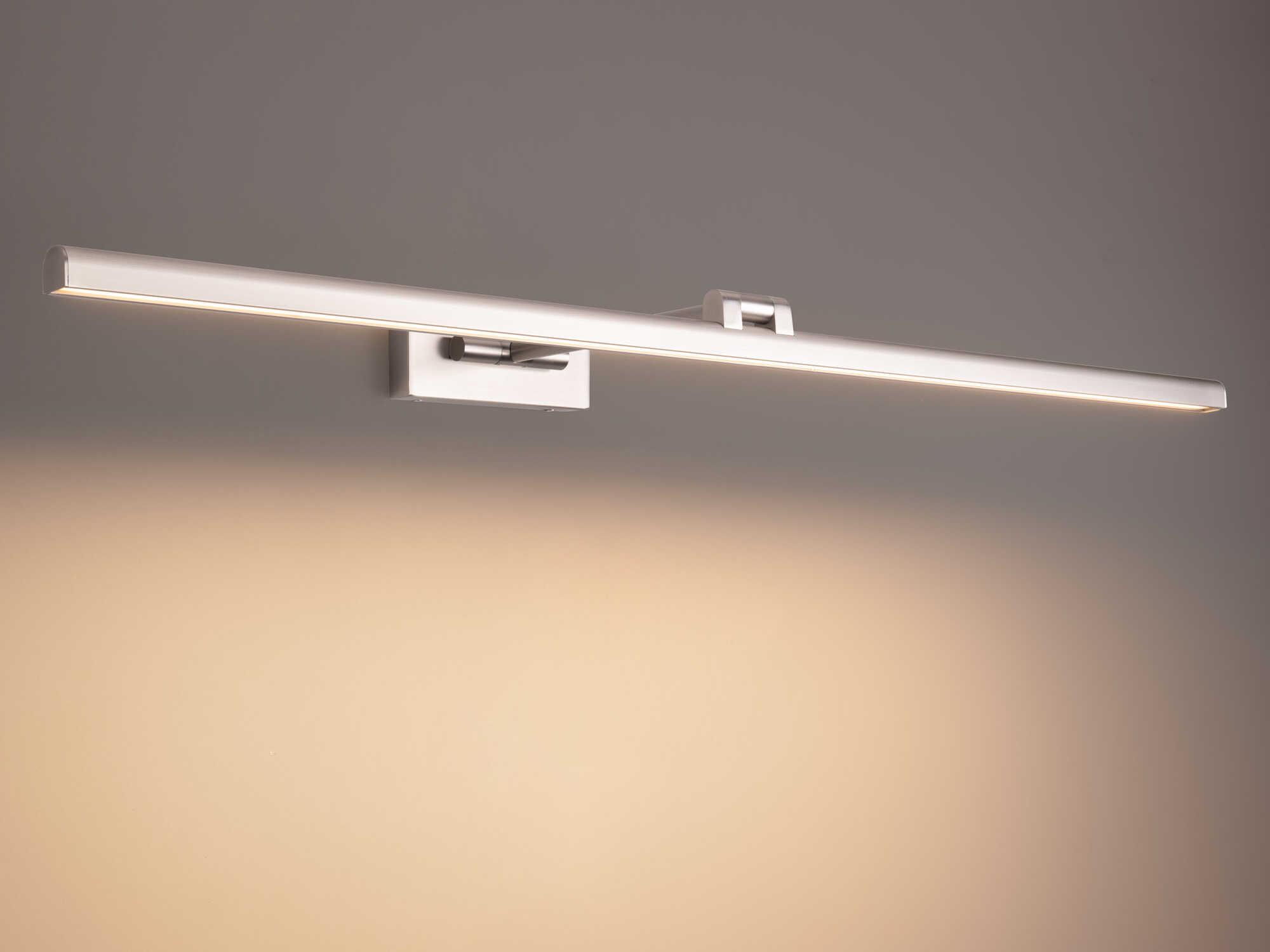 dweLED by WAC Lighting Reed 1-Light Brushed Nickel LED Picture Light