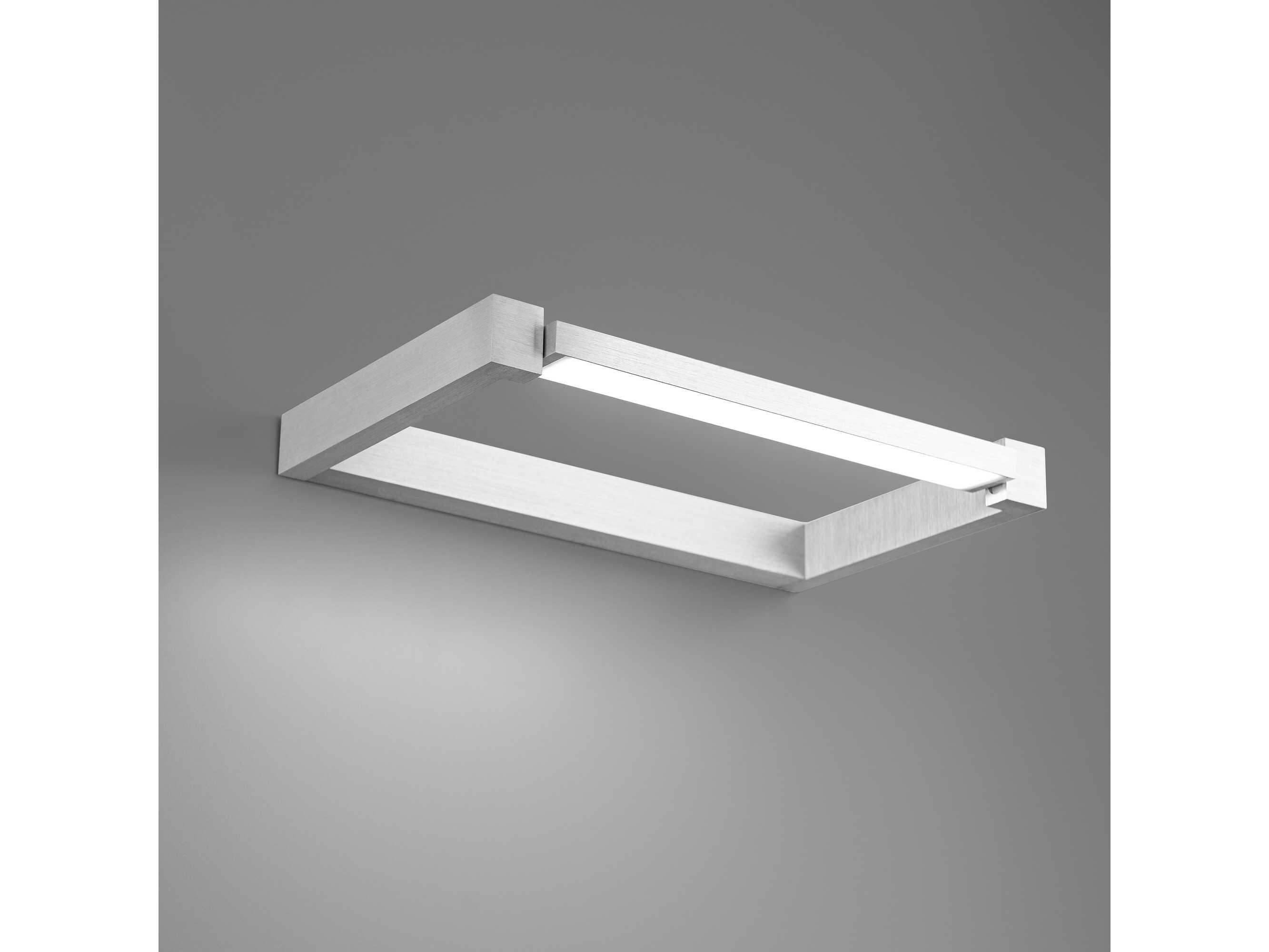 dweLED by WAC Lighting Lune 1-Light Brushed Aluminum Silver LED Picture Light