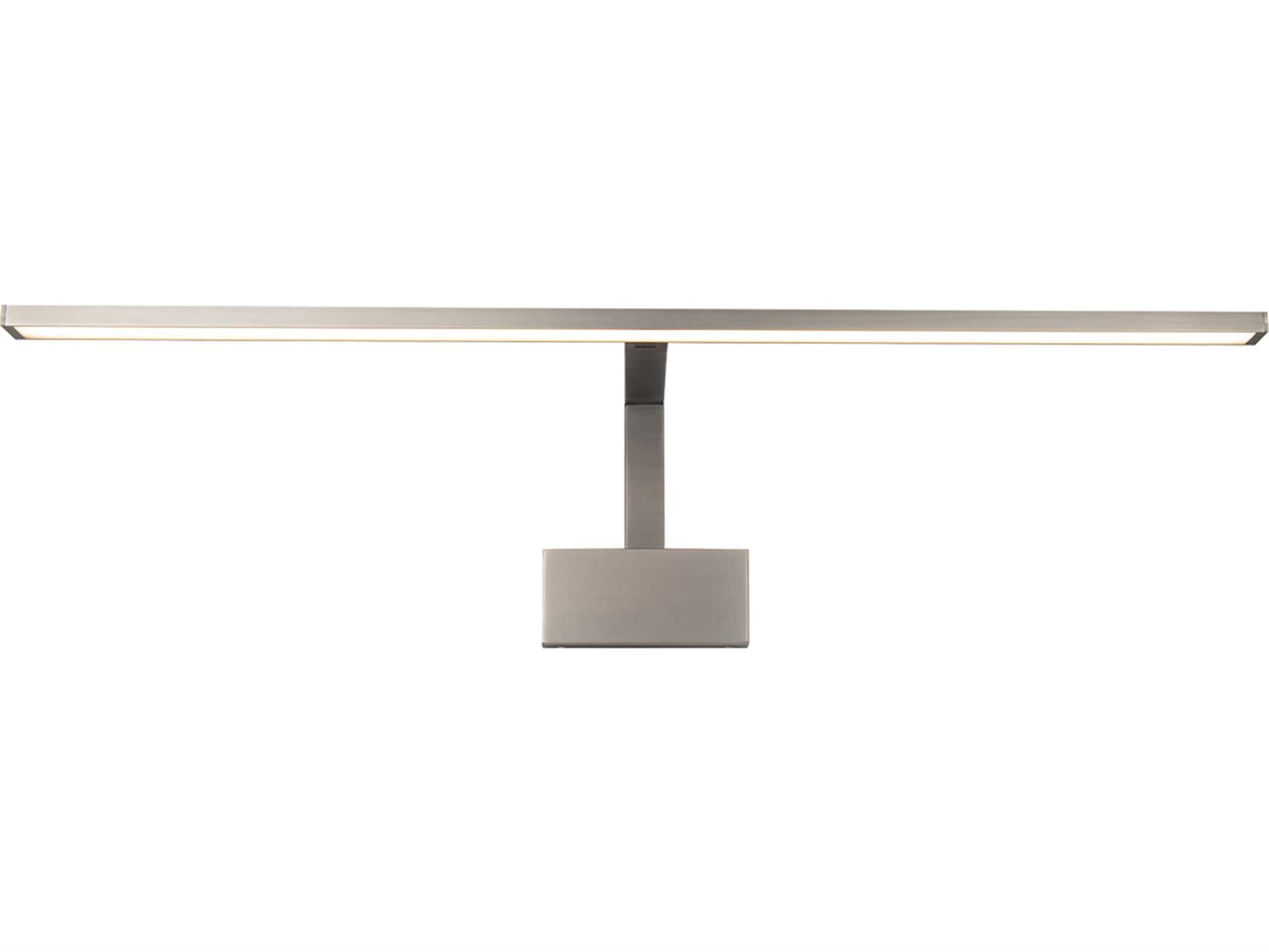 dweLED by WAC Lighting Uptown 1-Light Brushed Nickel Black LED Picture Light