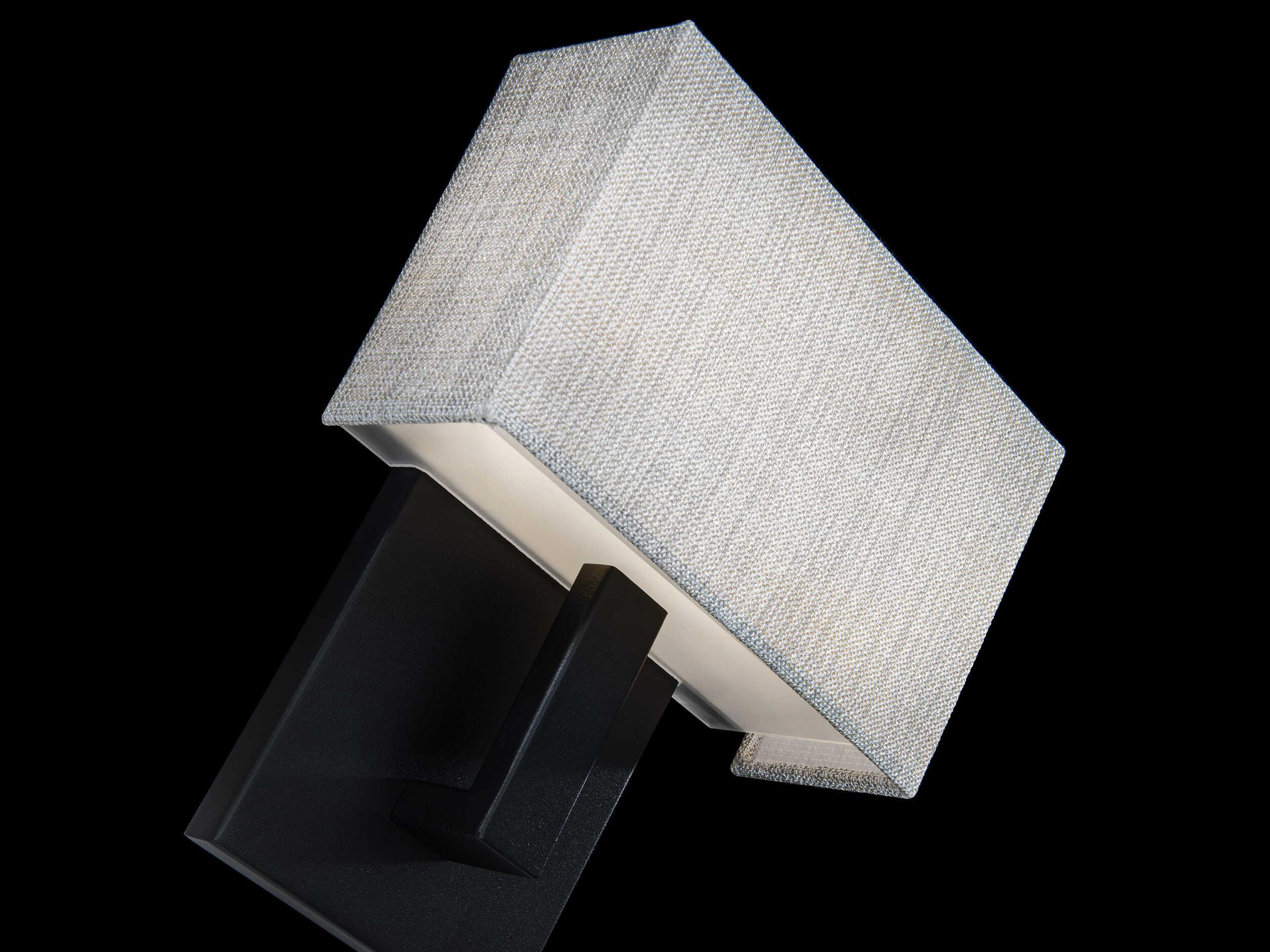 dweLED by WAC Lighting Manhattan 1-Light Black LED Wall Sconce