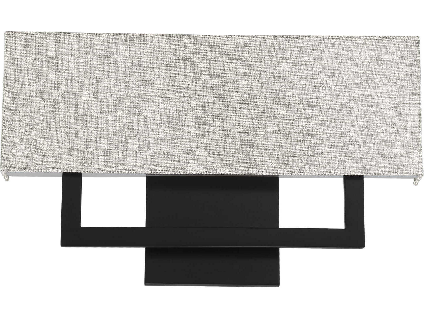 dweLED by WAC Lighting Manhattan 1-Light Black LED Wall Sconce