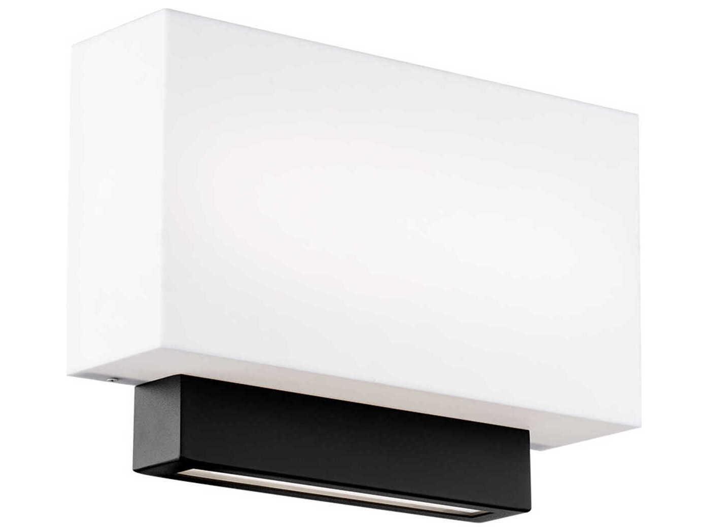 dweLED by WAC Lighting Maven 1-Light Black Wall Sconce