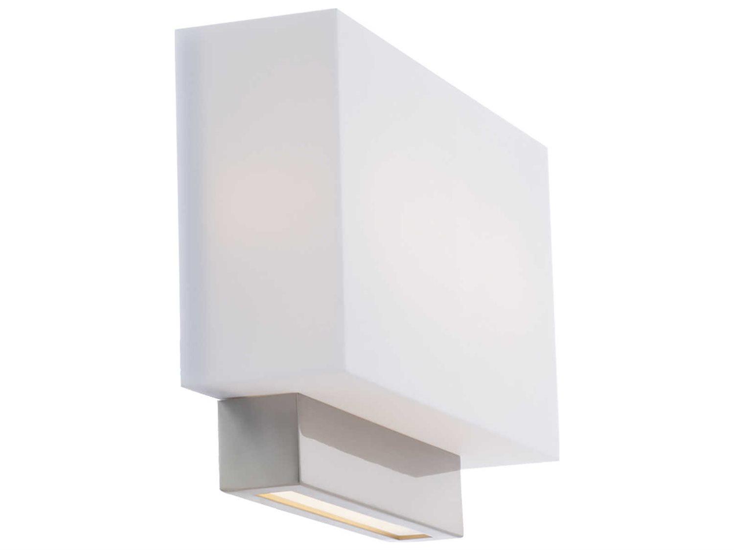 dweLED by WAC Lighting Maven 1-Light Brushed Nickel LED Wall Sconce