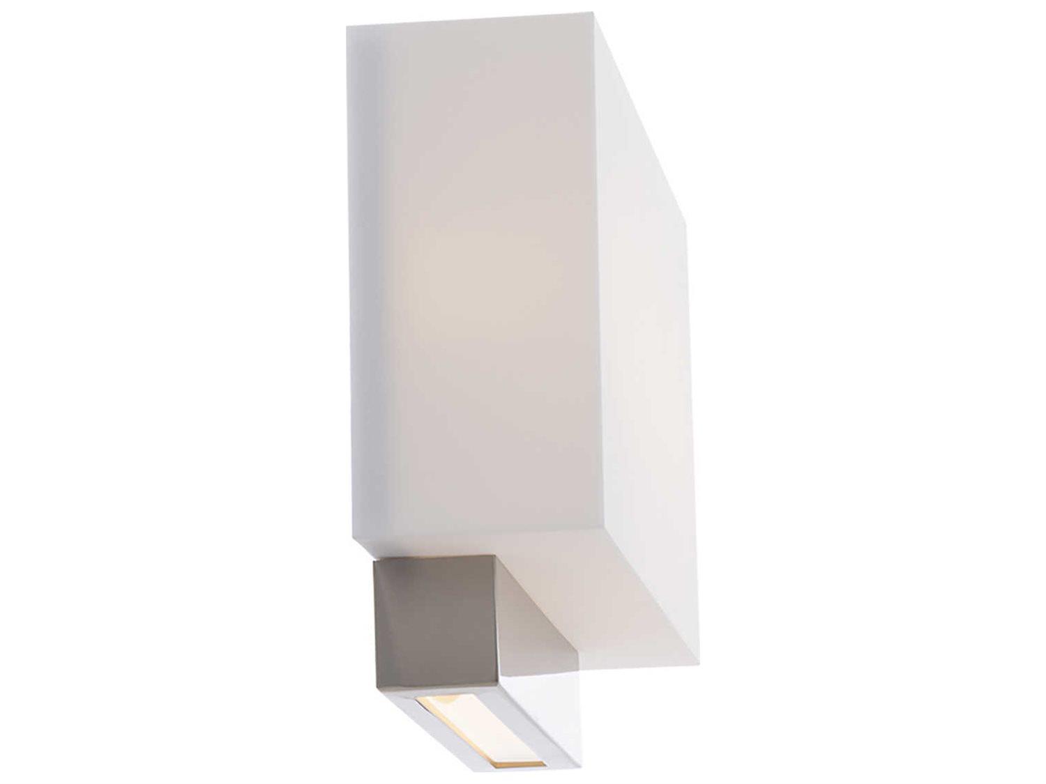 dweLED by WAC Lighting Maven 1-Light Brushed Nickel LED Wall Sconce