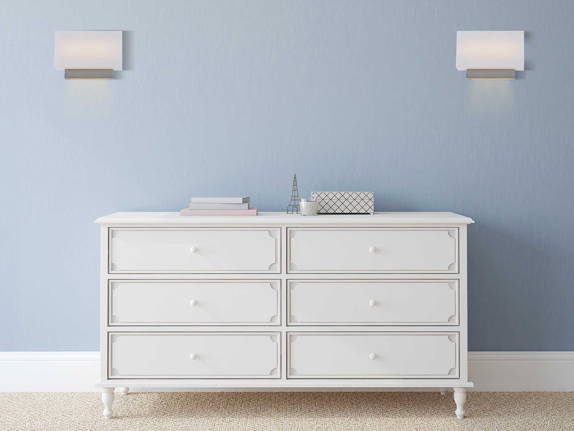 dweLED by WAC Lighting Maven 1-Light Brushed Nickel LED Wall Sconce