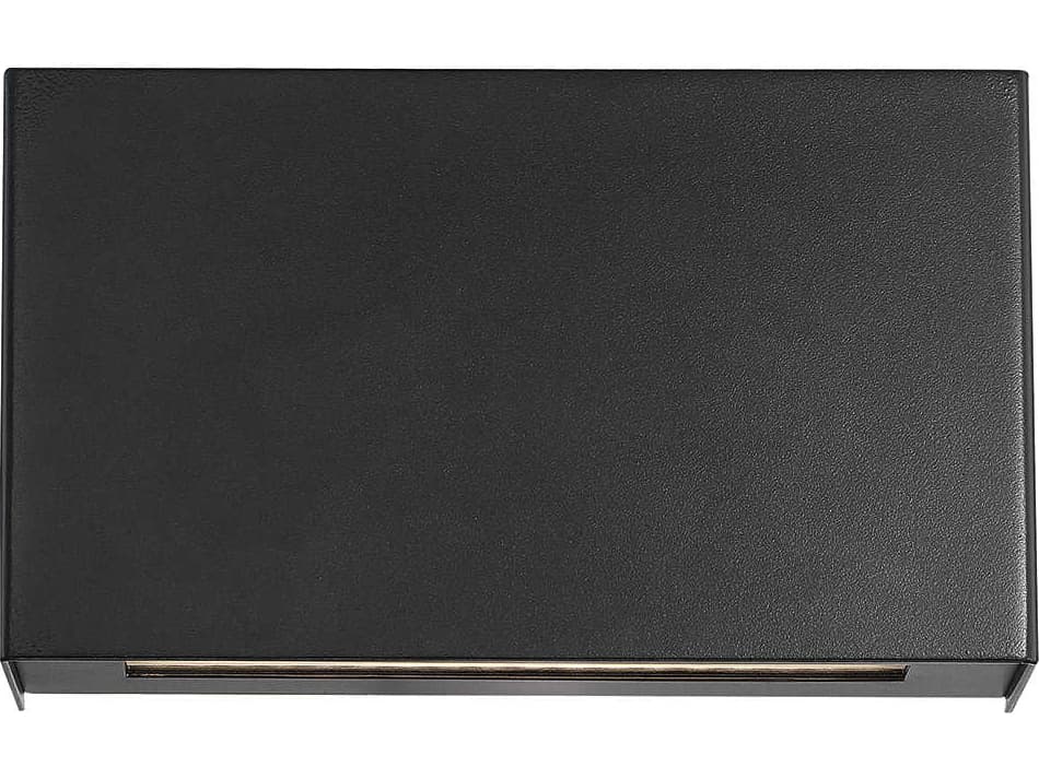 dweLED by WAC Lighting Blok 2-Light Black LED Wall Sconce