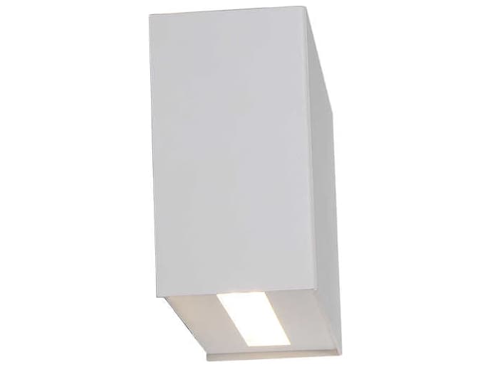 dweLED by WAC Lighting Blok 2-Light White LED Wall Sconce