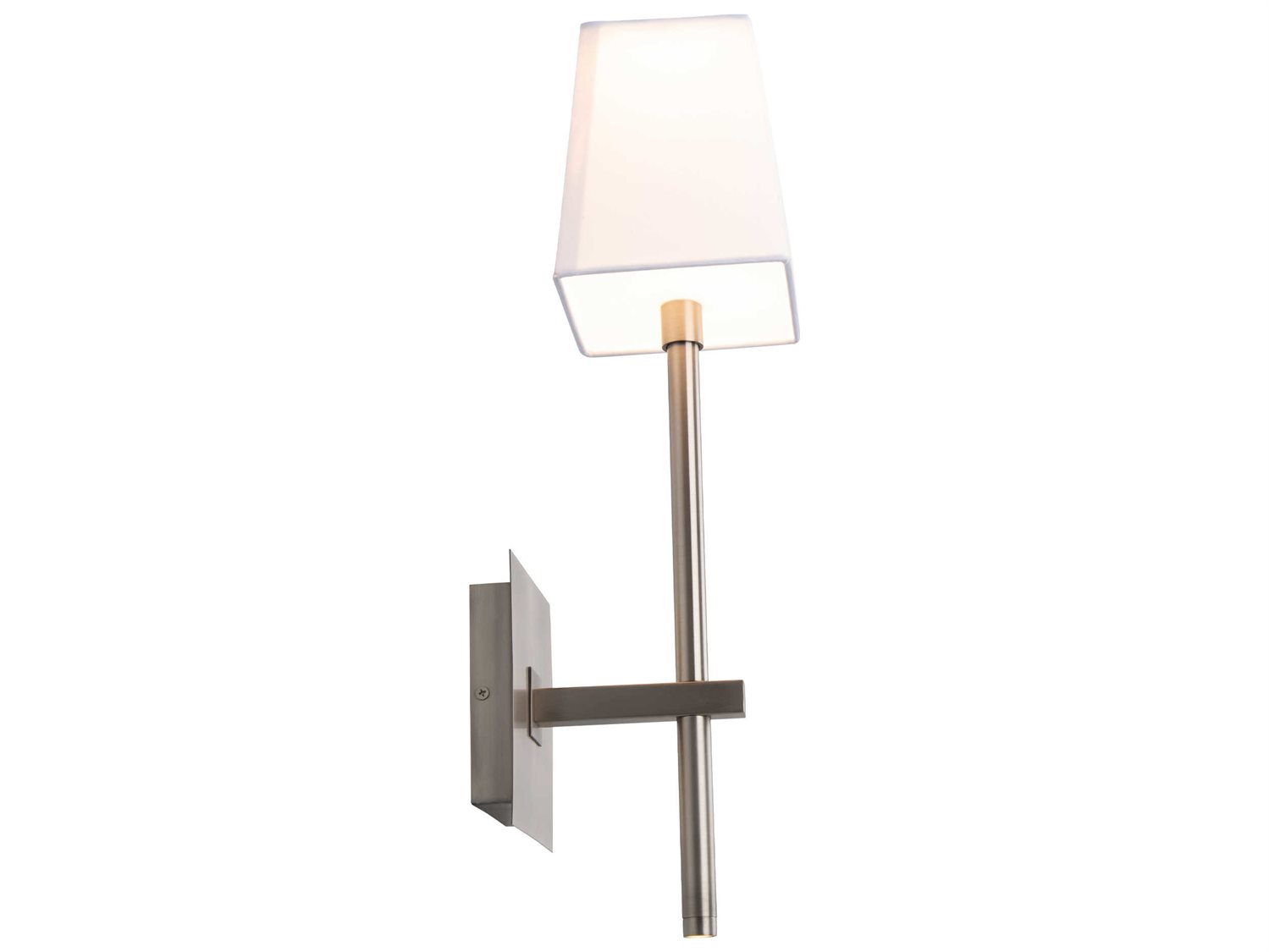 dweLED by WAC Lighting Seville 1-Light Brushed Nickel LED Wall Sconce