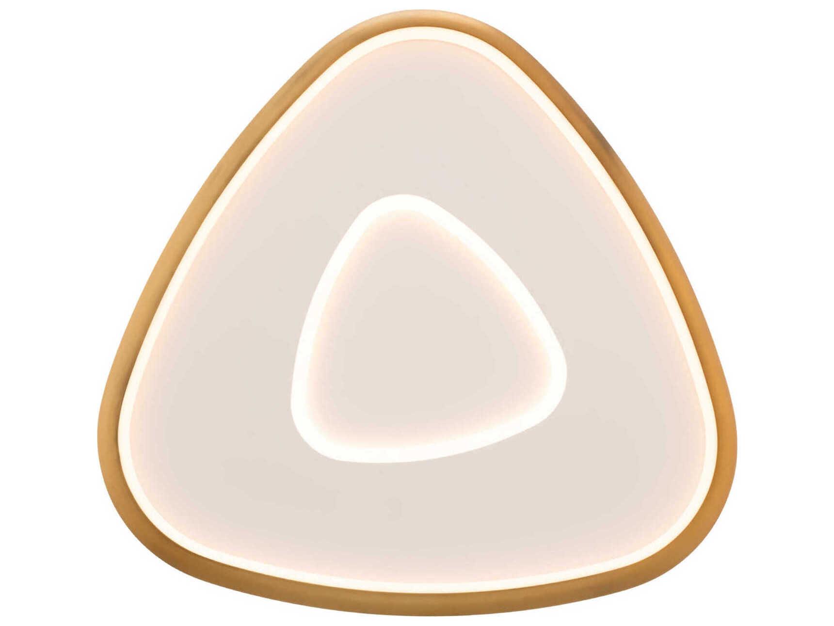 dweLED by WAC Lighting Mandala 1-Light Aged Brass Wall Sconce