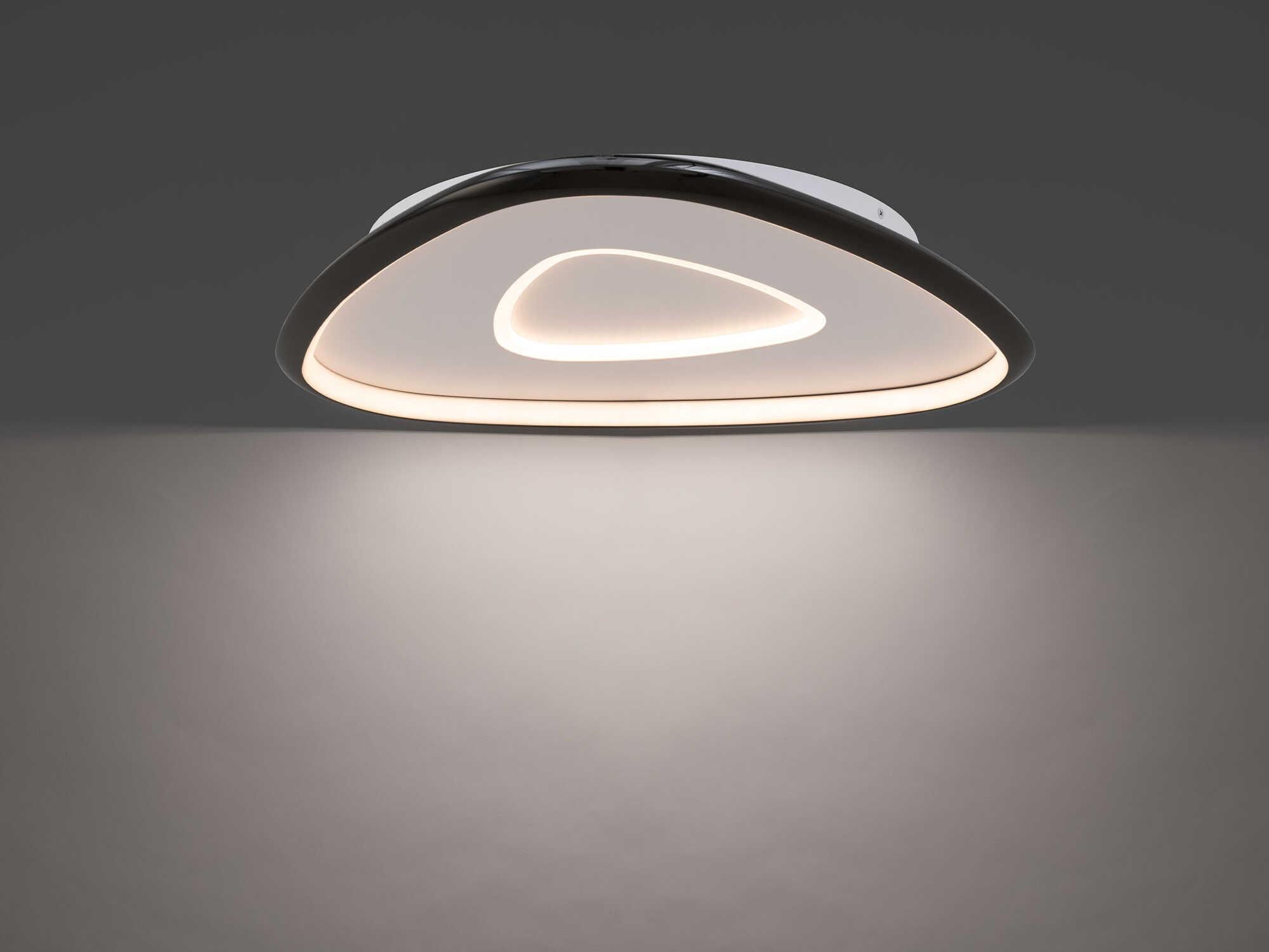 dweLED by WAC Lighting Mandala 1-Light Black Chrome Wall Sconce