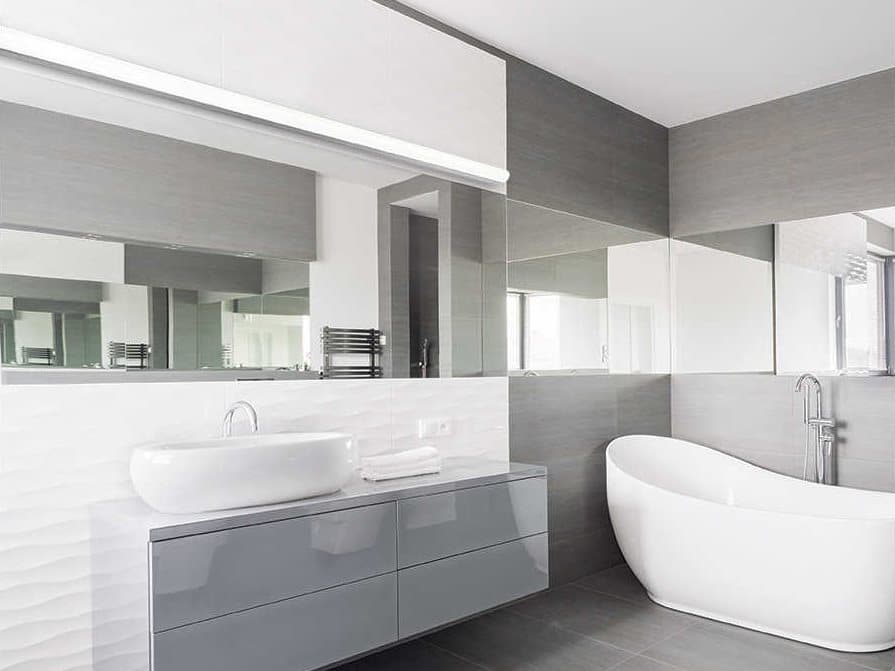 dweLED by WAC Lighting Nightstick 1-Light Brushed Aluminum Gray LED Vanity Light