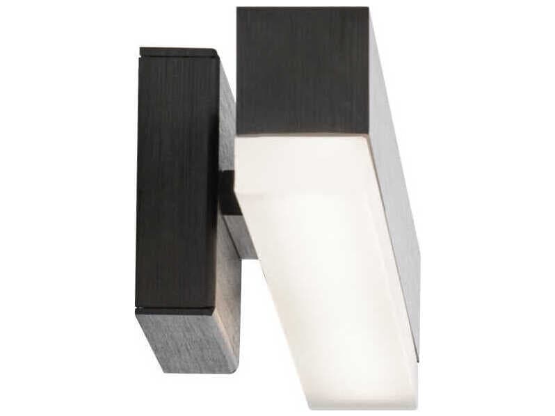 dweLED by WAC Lighting Styx 1-Light Black Glass LED Vanity Light