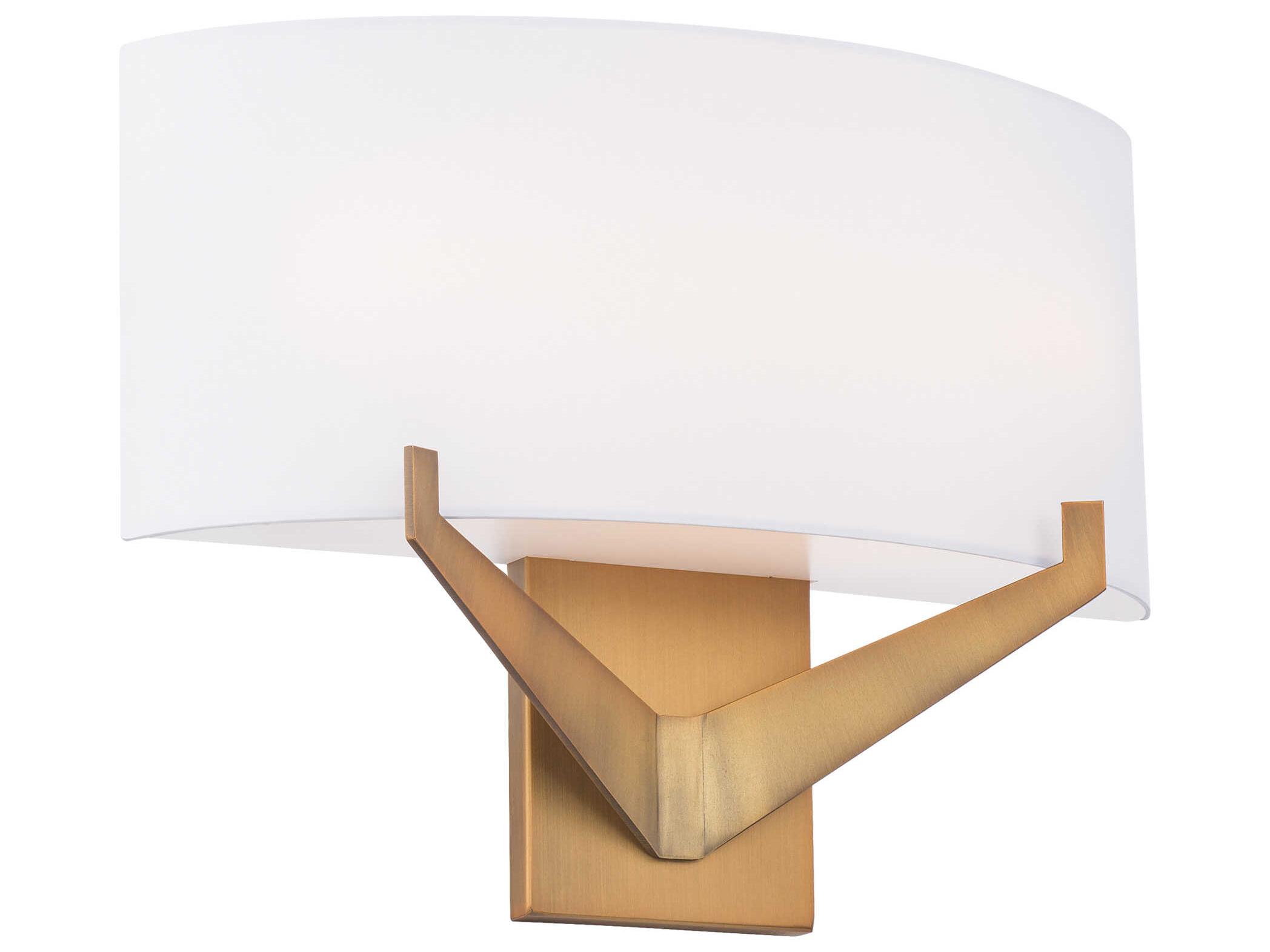 dweLED by WAC Lighting Fitzgerald 1-Light Black Glass LED Wall Sconce