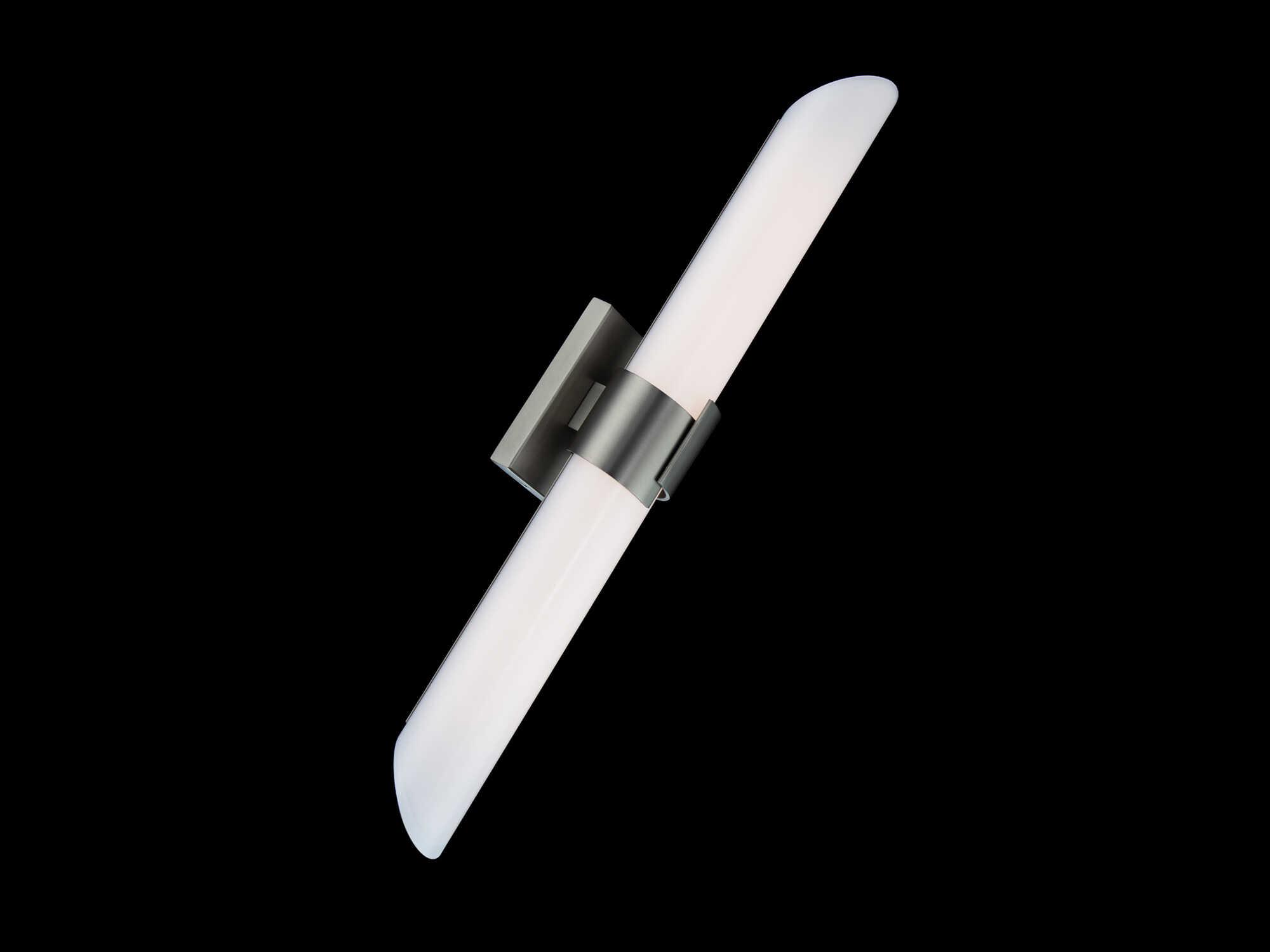 dweLED by WAC Lighting Fallon 2-Light Brushed Nickel LED Wall Sconce