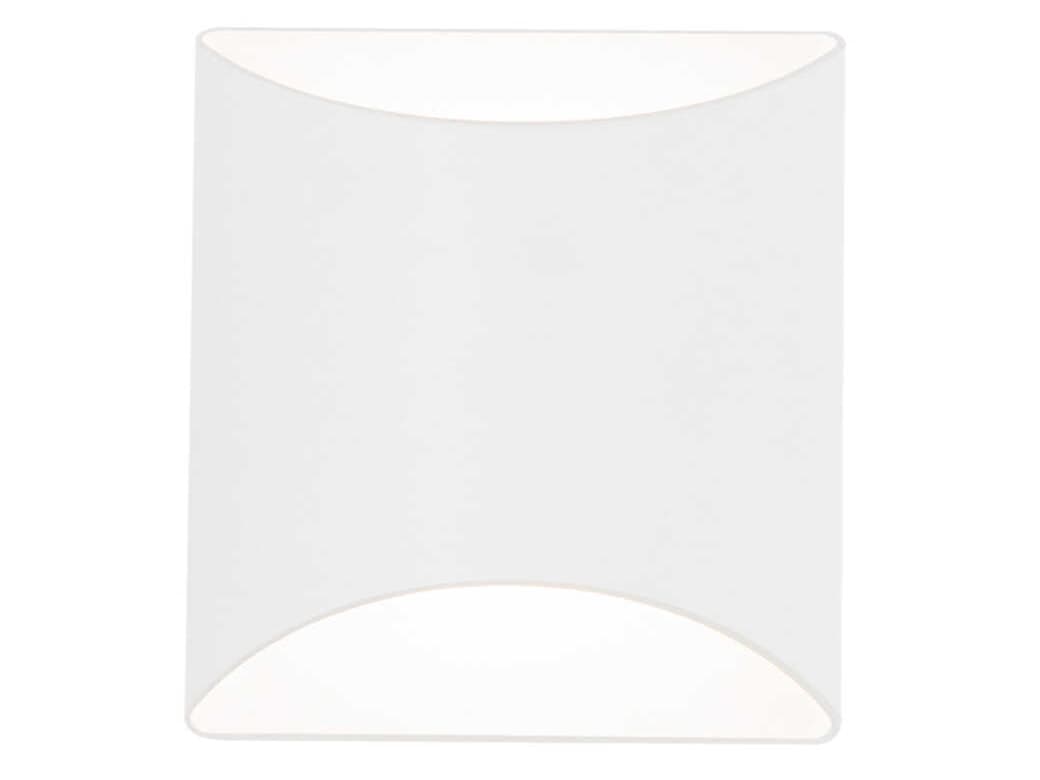 dweLED by WAC Lighting Duet 2-Light Black Glass LED Wall Sconce
