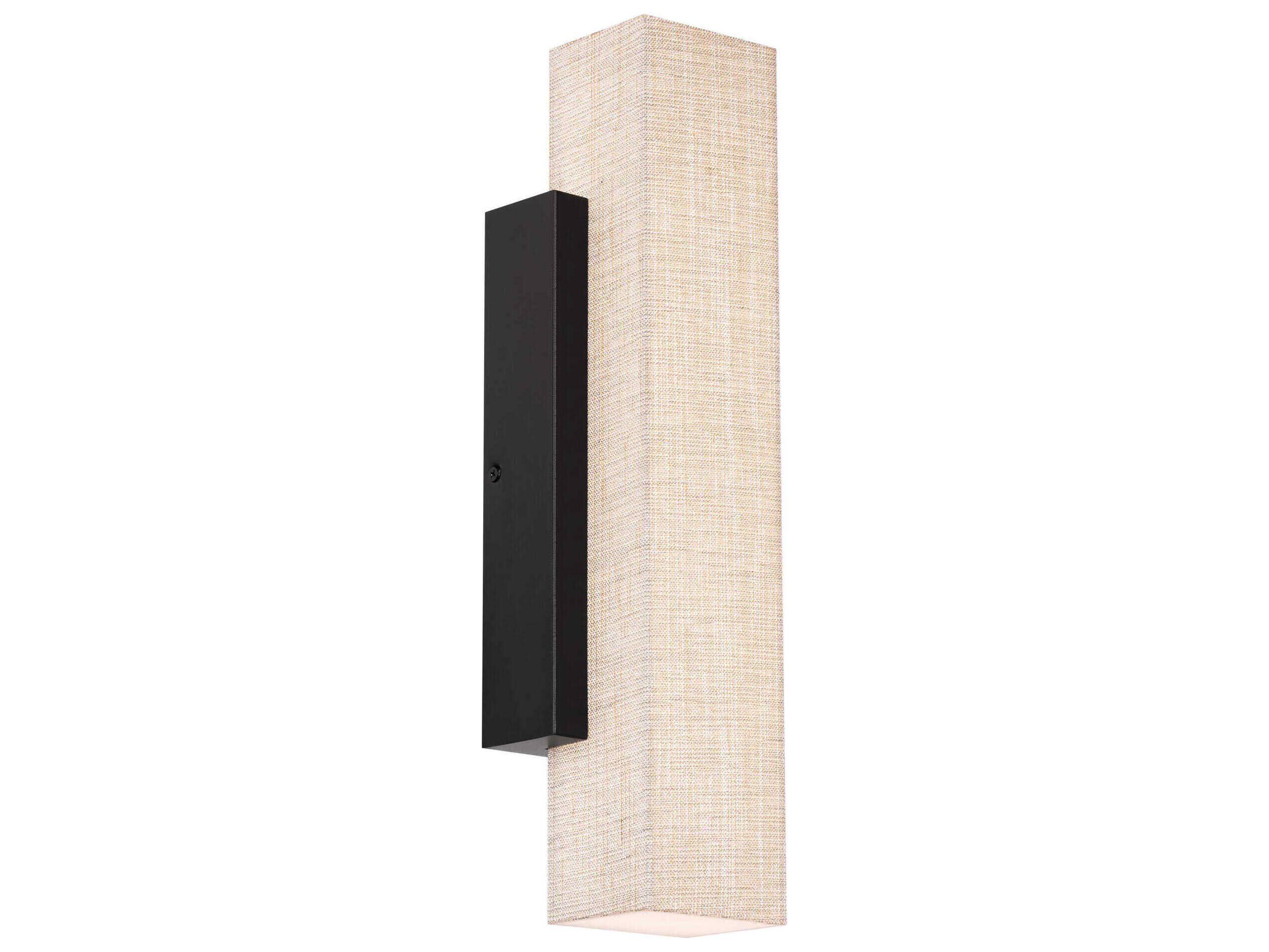 dweLED by WAC Lighting Volga 1-Light Black LED Wall Sconce