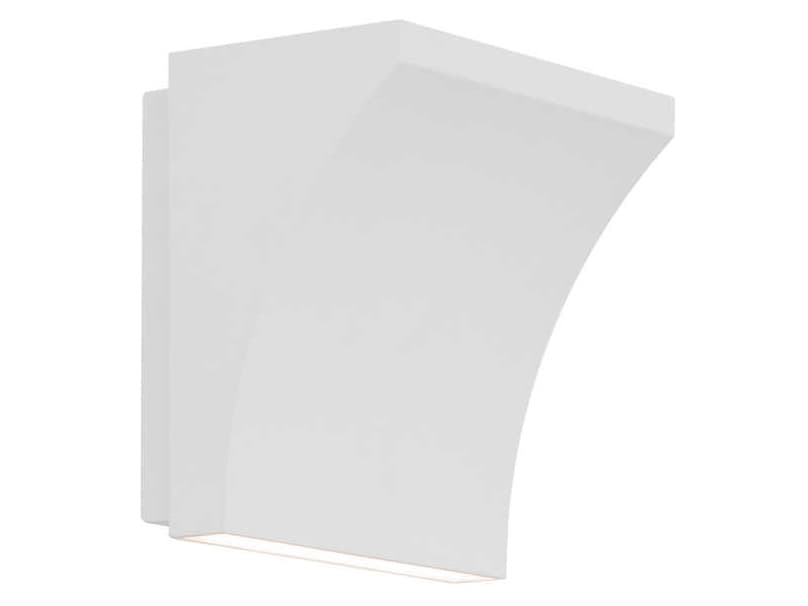 dweLED by WAC Lighting Cornice 2-Light Black Glass LED Wall Sconce