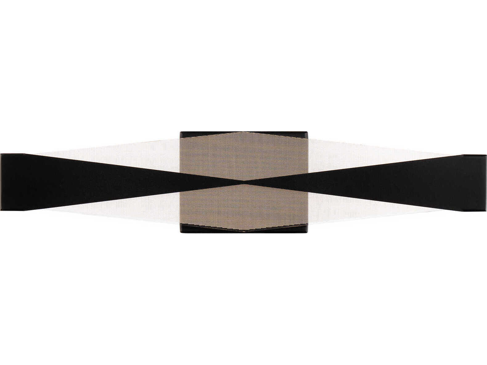 dweLED by WAC Lighting Enigmatic 1-Light Black LED Vanity Light