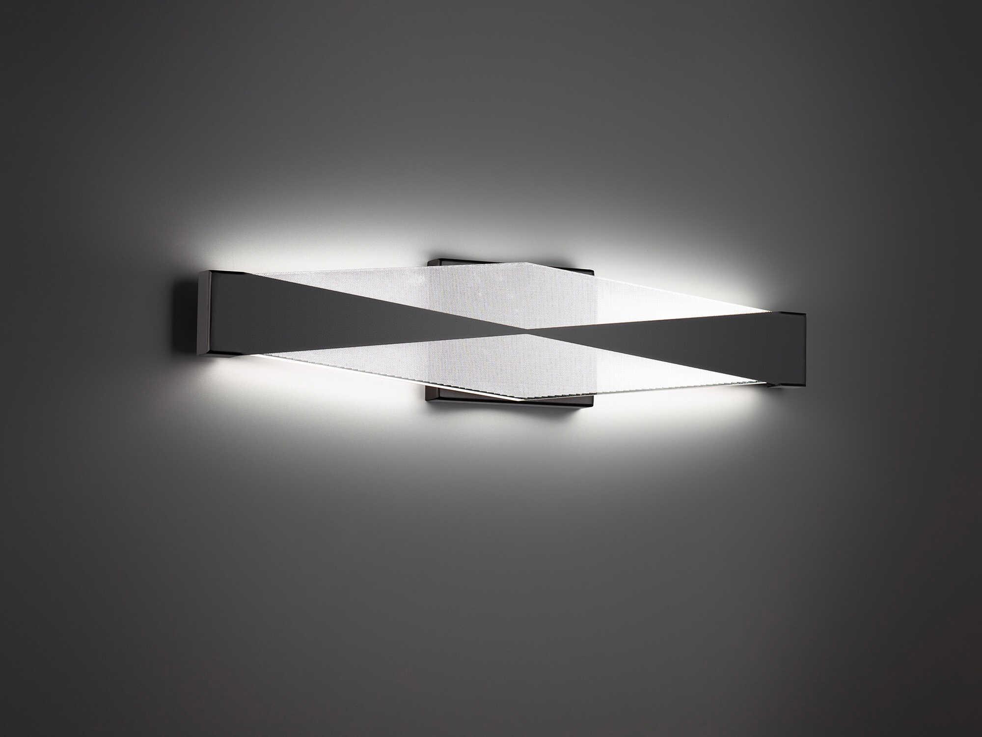 dweLED by WAC Lighting Enigmatic 1-Light Black LED Vanity Light
