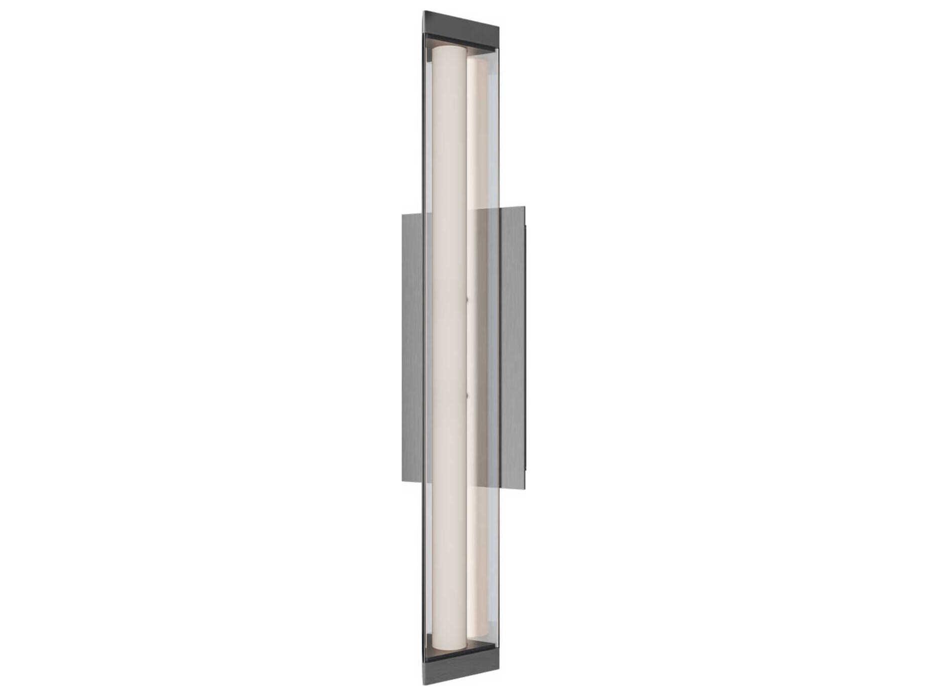 dweLED by WAC Lighting Boulevard 1-Light Brushed Nickel Vanity Light