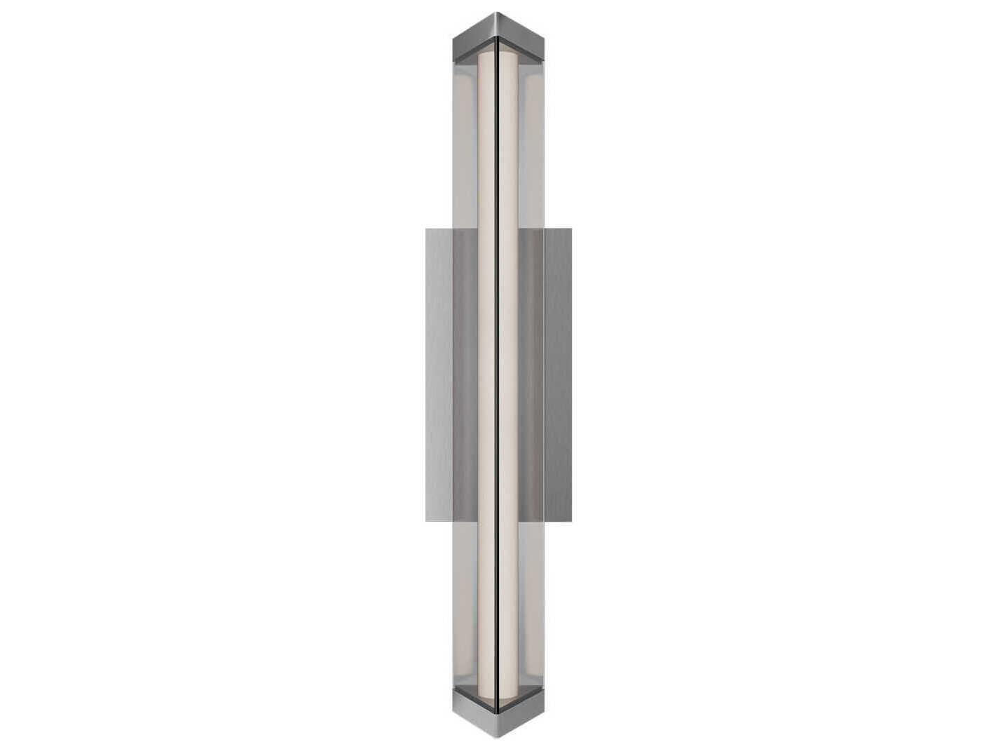 dweLED by WAC Lighting Boulevard 1-Light Brushed Nickel Vanity Light