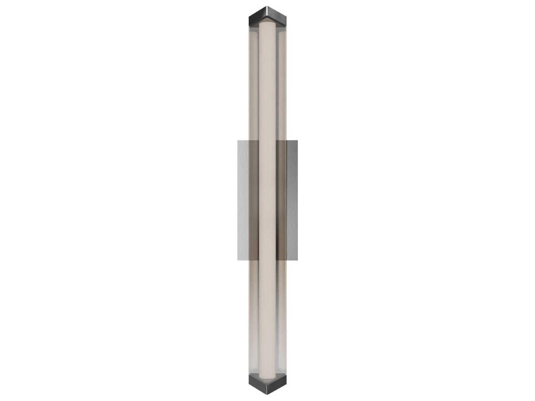 dweLED by WAC Lighting Boulevard 1-Light Brushed Nickel Vanity Light