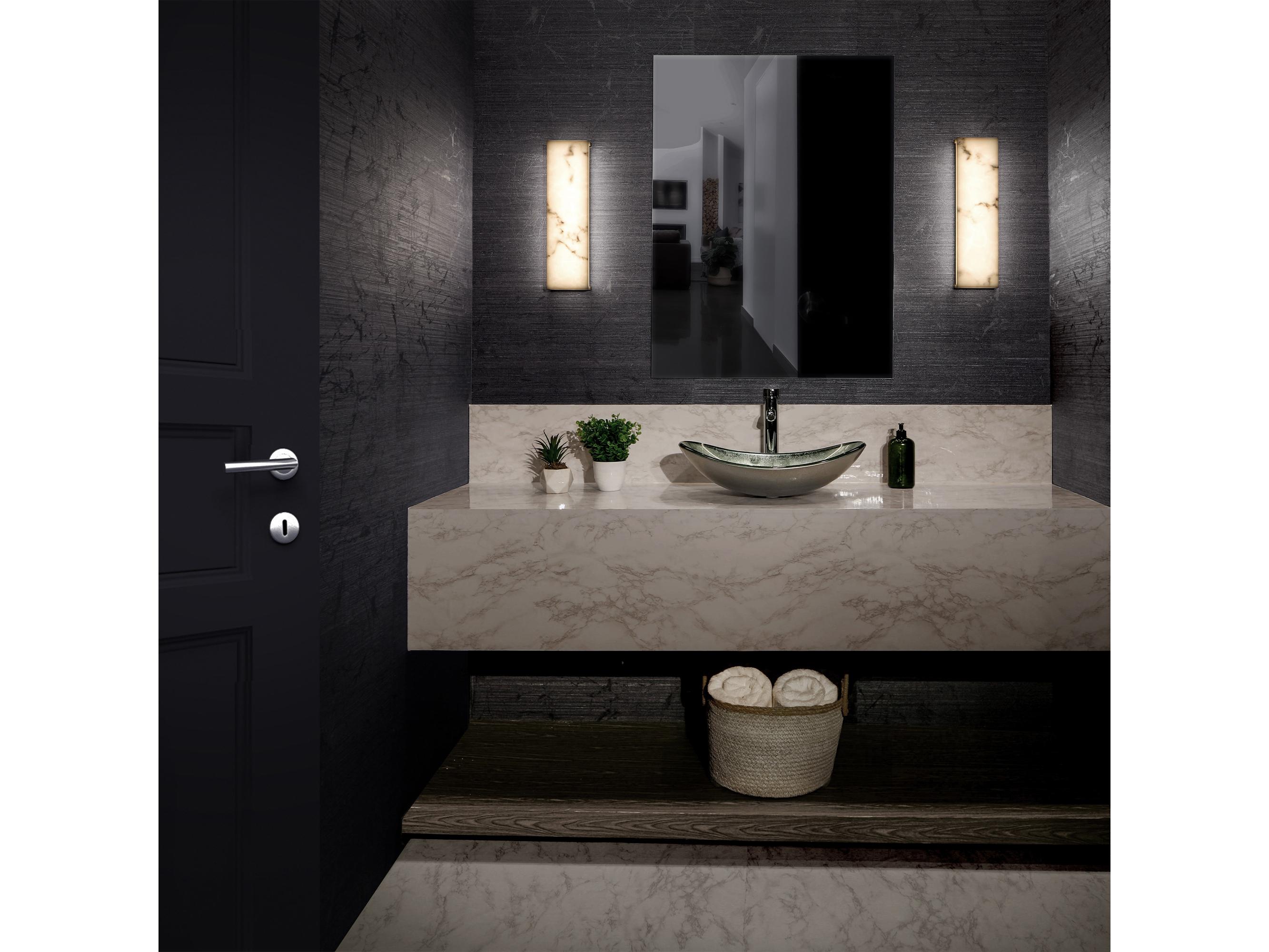 dweLED by WAC Lighting Museo 1-Light White LED Vanity Light